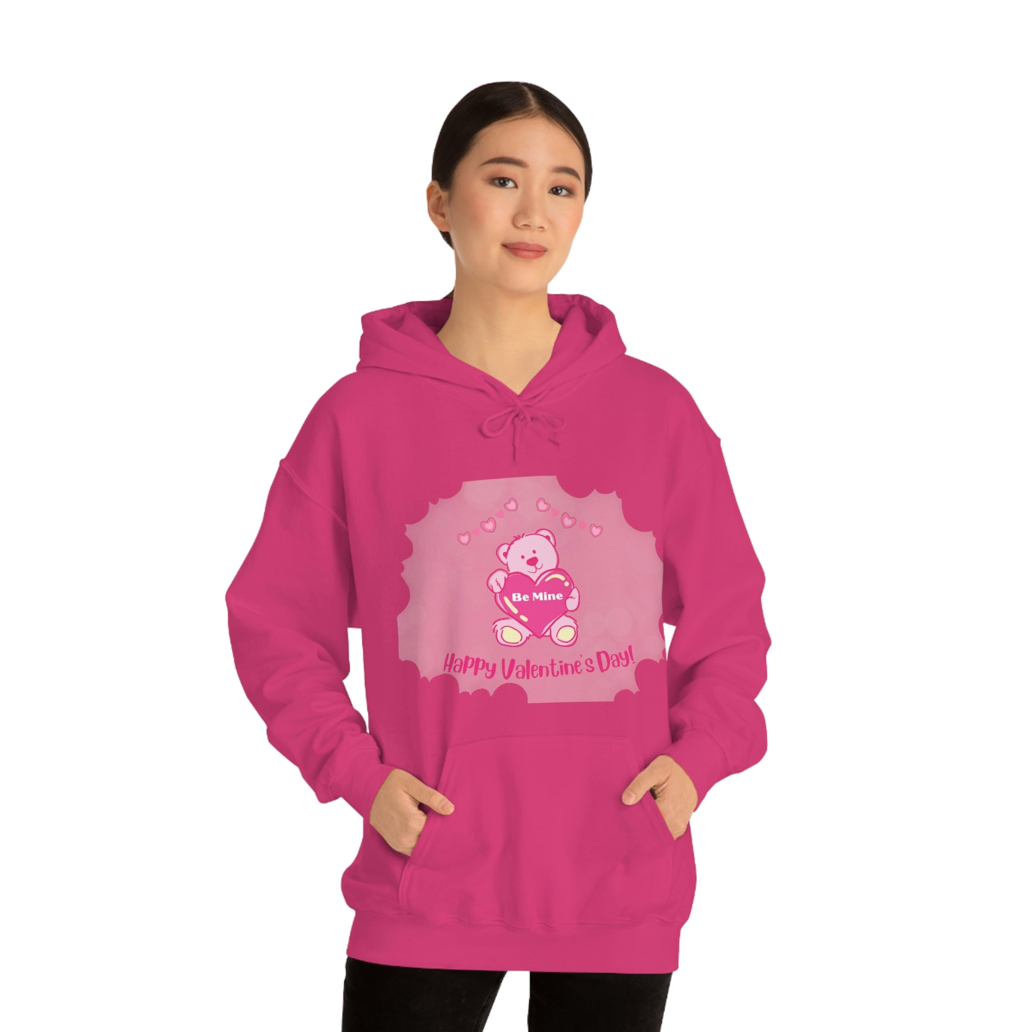 Happy Valentine's Day Be Mine Unisex Heavy Blend™ Hooded Sweatshirt