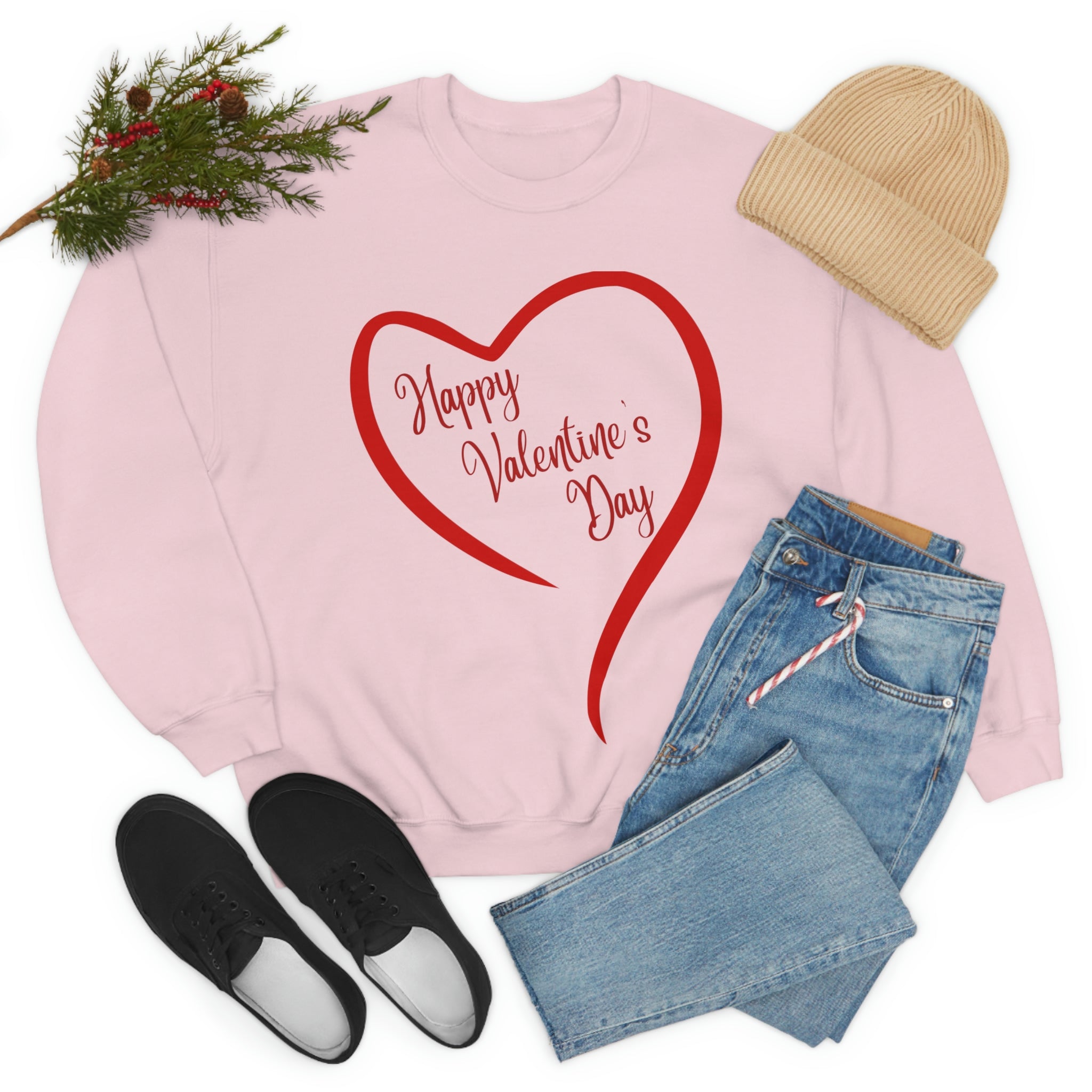 Happy Valentine's Day Unisex Heavy Blend™ Crewneck Sweatshirt