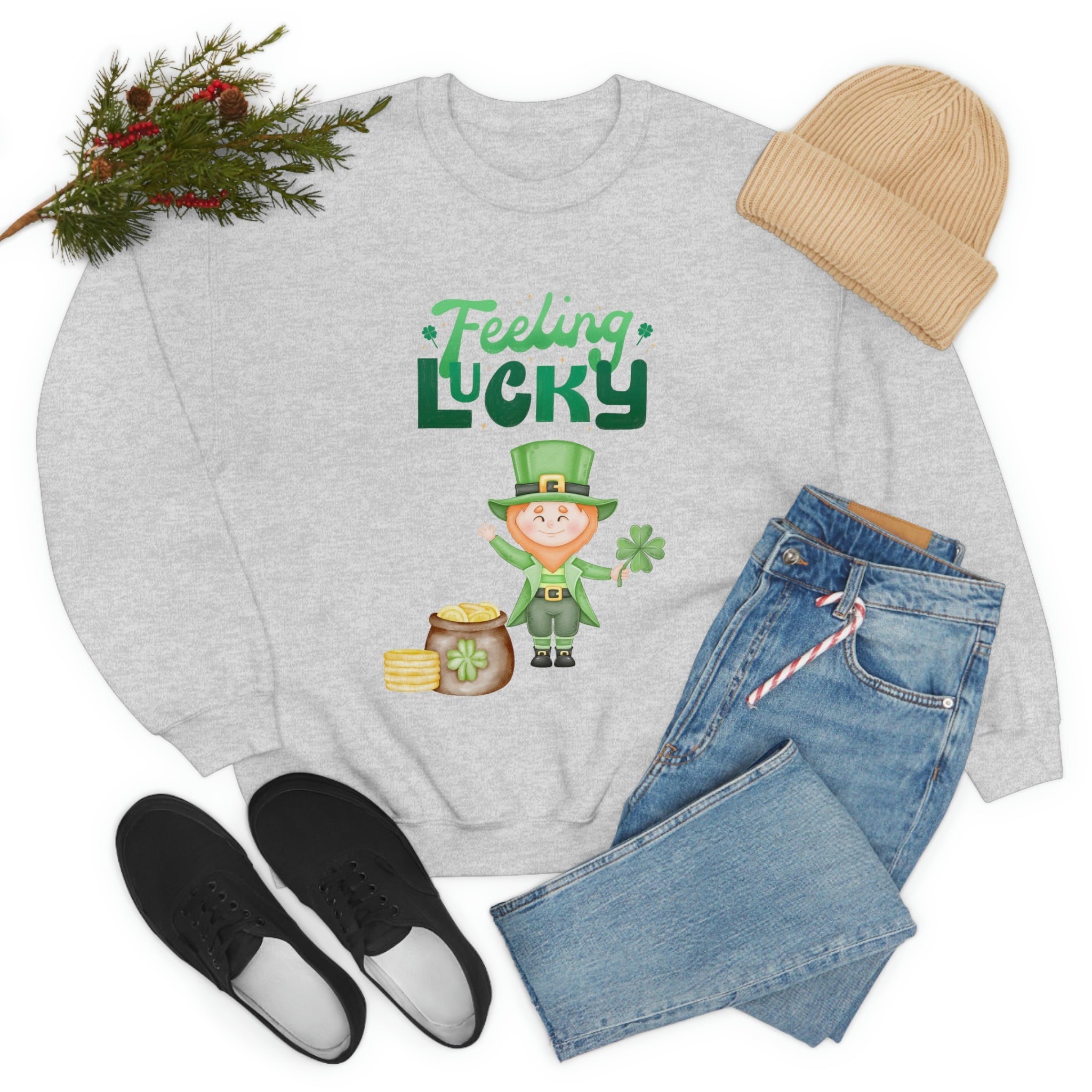 Feeling Lucky Unisex Heavy Blend™ Crewneck Sweatshirt