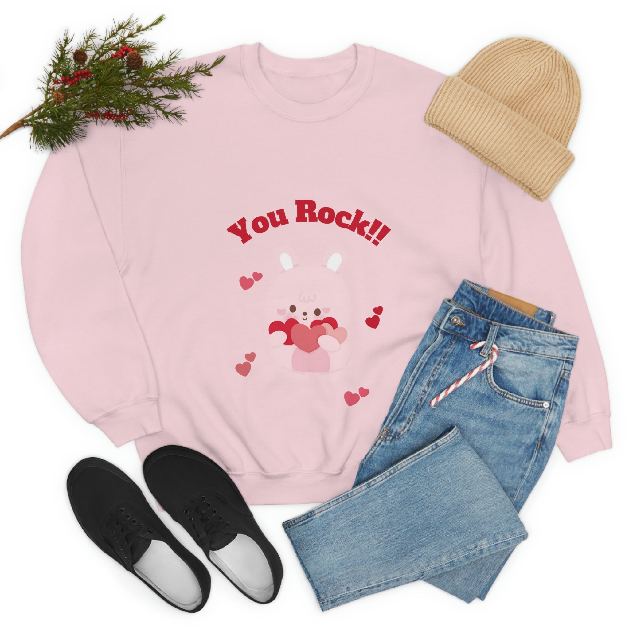 You Rock Unisex Heavy Blend™ Crewneck Sweatshirt