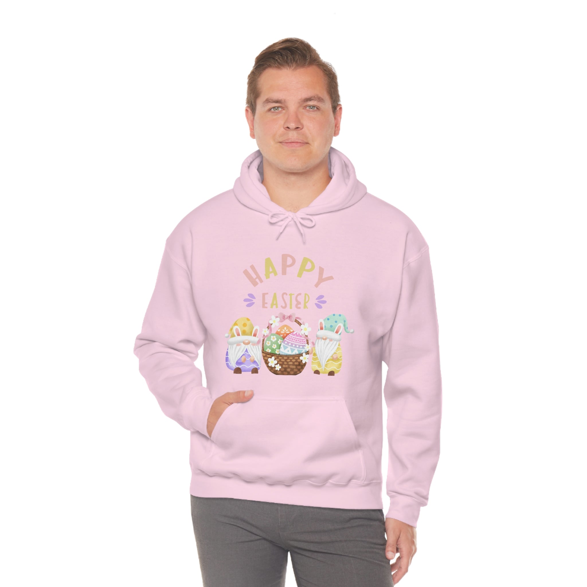 Happy Easter Gnome Unisex Heavy Blend™ Hooded Sweatshirt