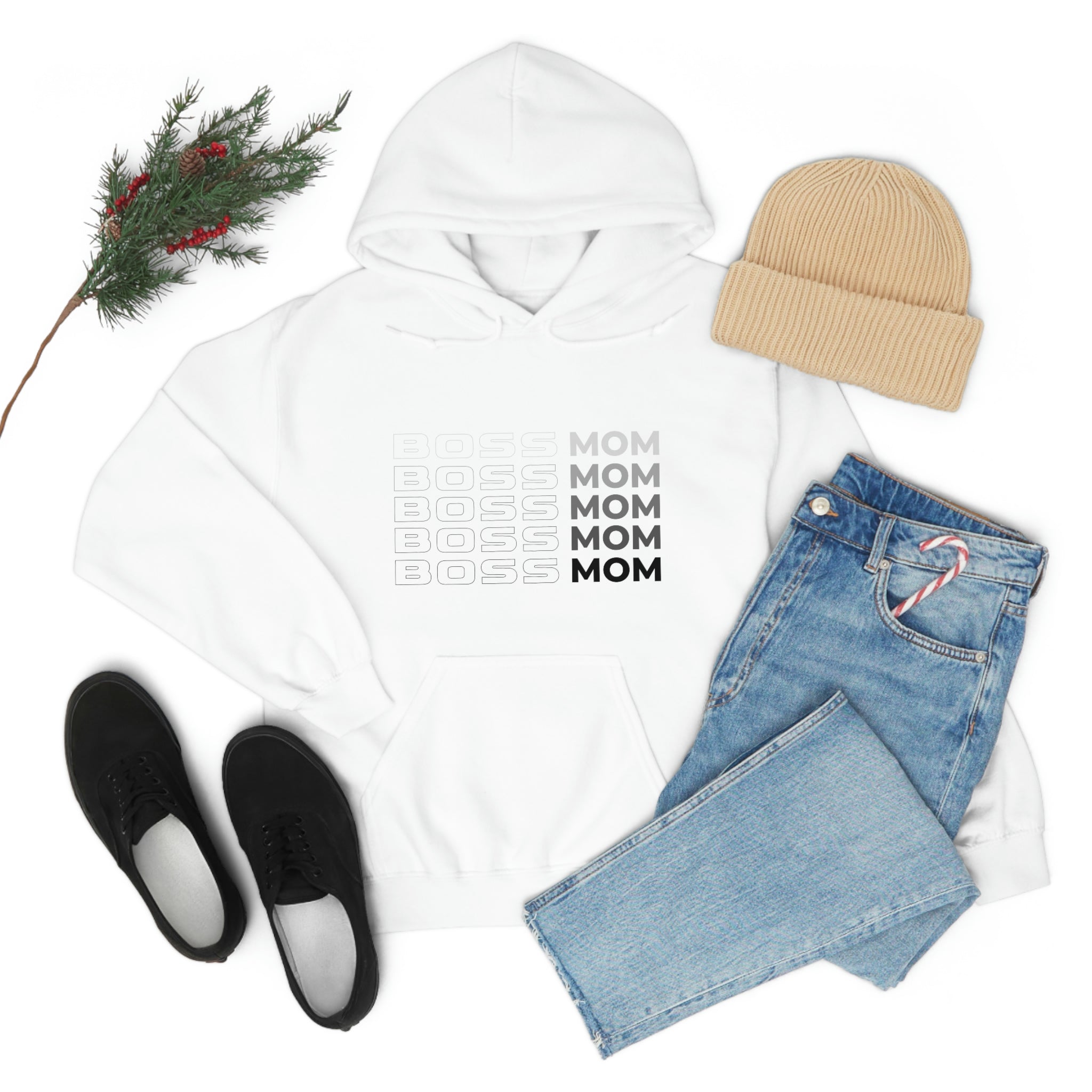 Boss Mom Unisex Heavy Blend™ Hooded Sweatshirt