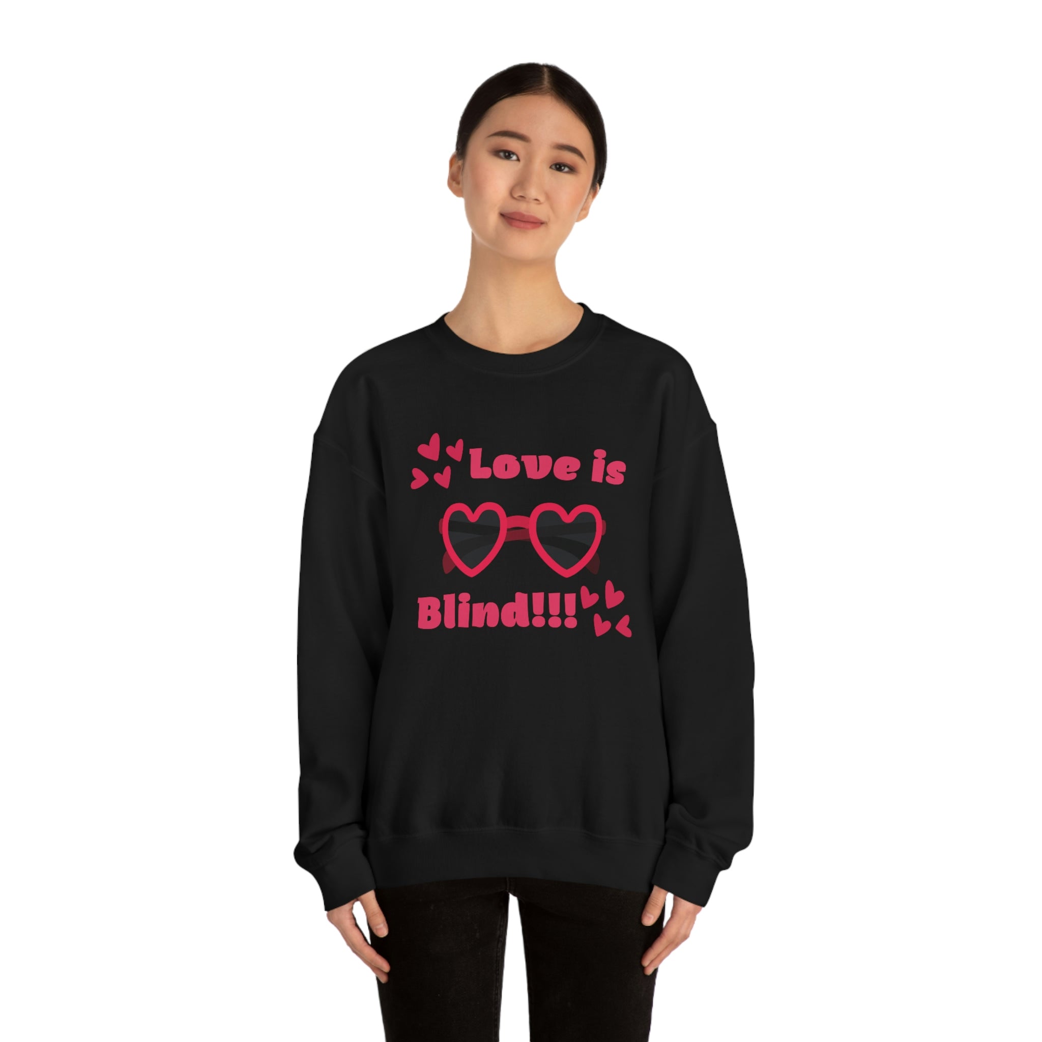 Love Is Blind!!! Unisex Heavy Blend™ Crewneck Sweatshirt