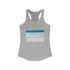 White Sands Blue Ocean Women's Ideal Racerback Tank