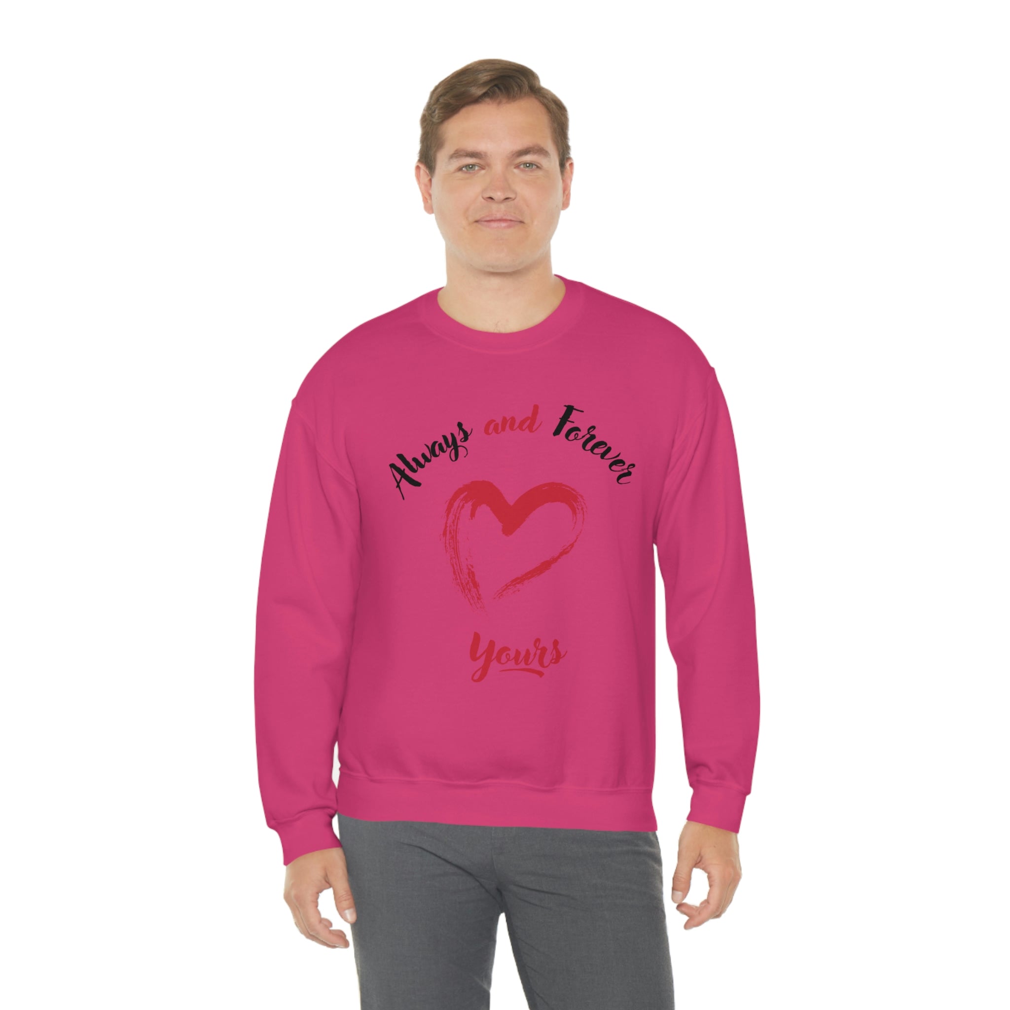 Always And Forever Yours Unisex Heavy Blend™ Crewneck Sweatshirt