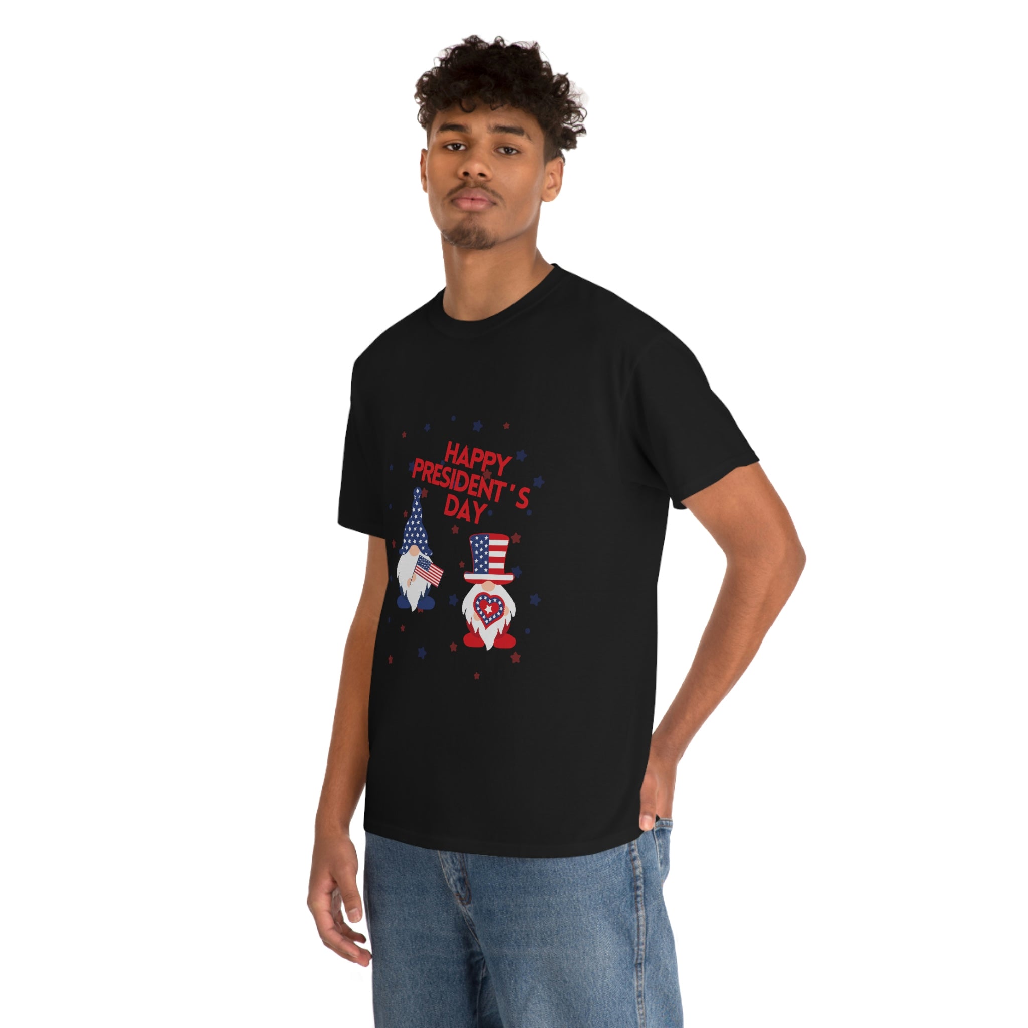 Happy President's Day Gnome Unisex Heavy Cotton Tee
