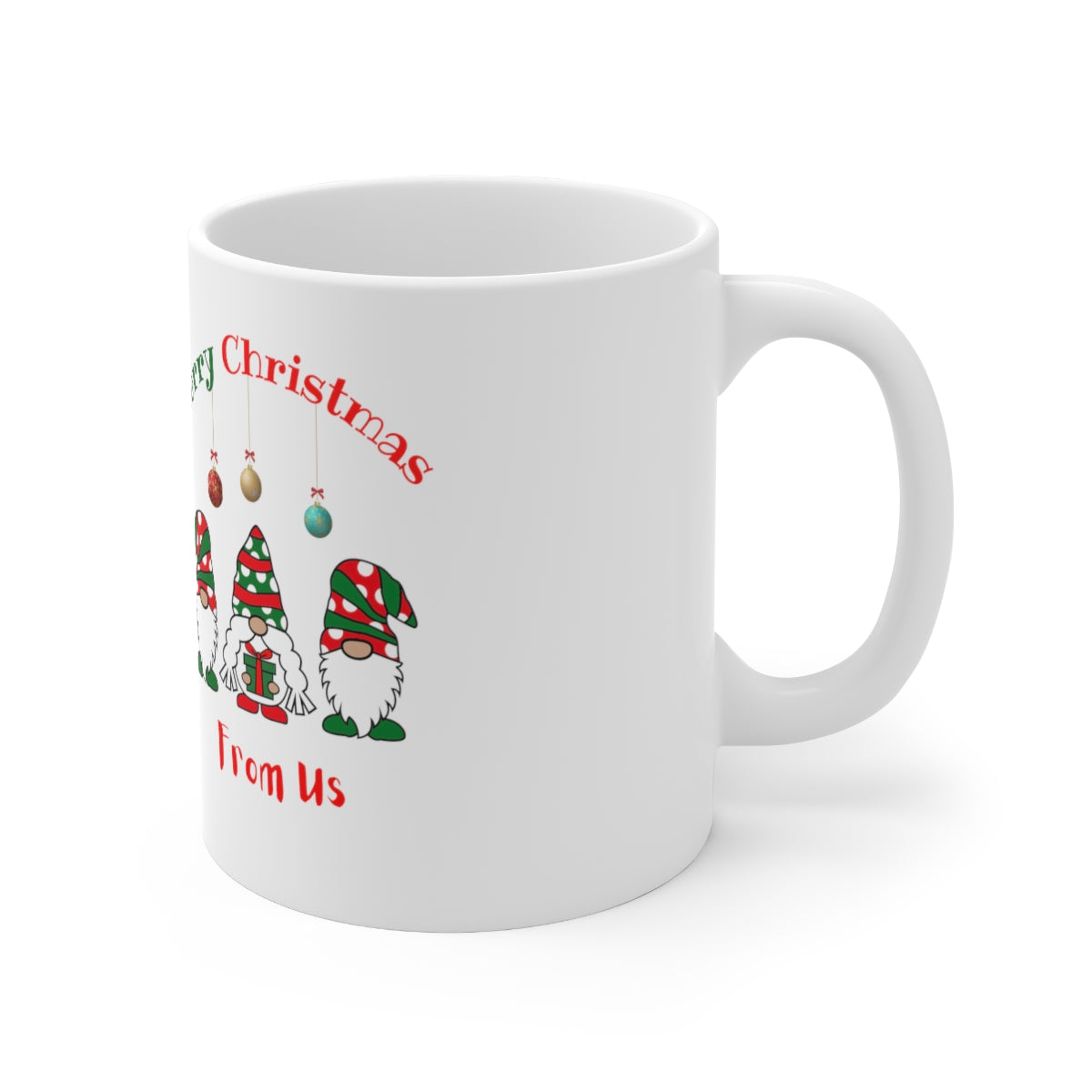 Gnomes Merry Christmas Ceramic Mug 11oz