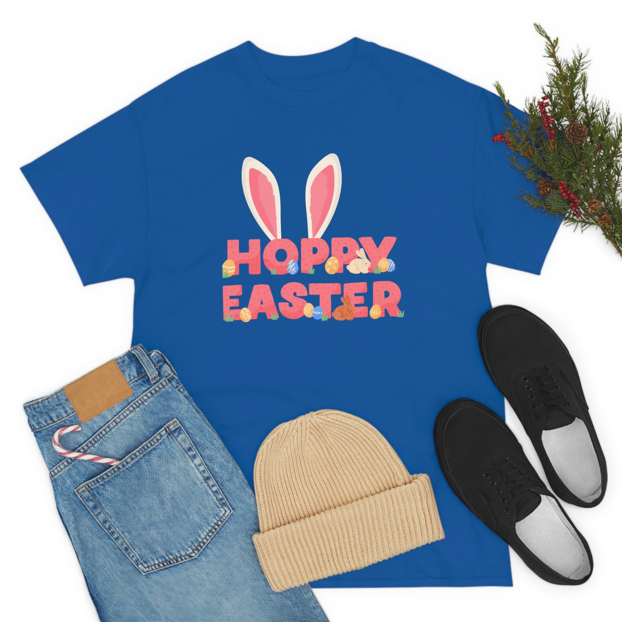 The Hoppy Easter Unisex Heavy Cotton Tee