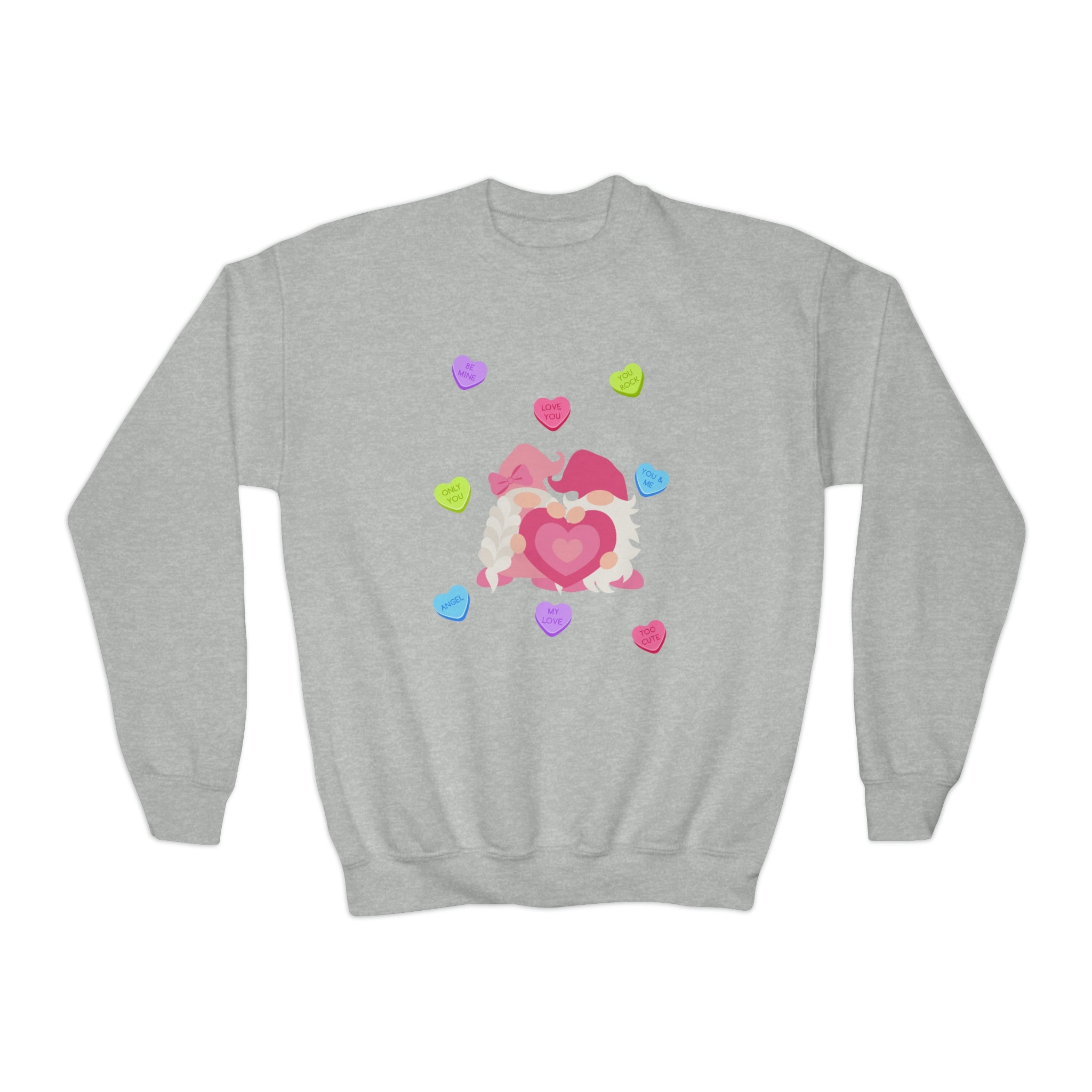 You Gnome I Love You!! Youth Crewneck Sweatshirt