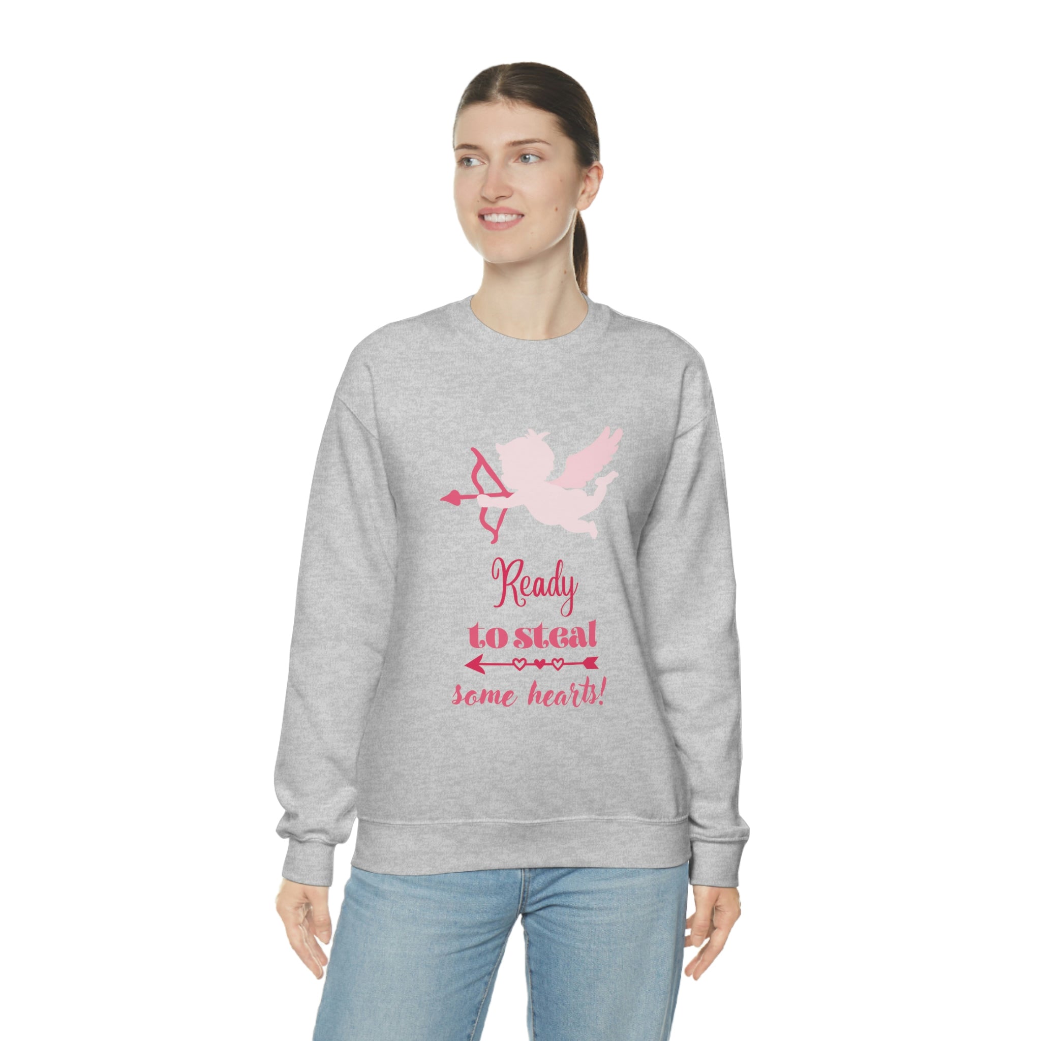 Ready To Steal Some Hearts!! Unisex Heavy Blend™ Crewneck Sweatshirt