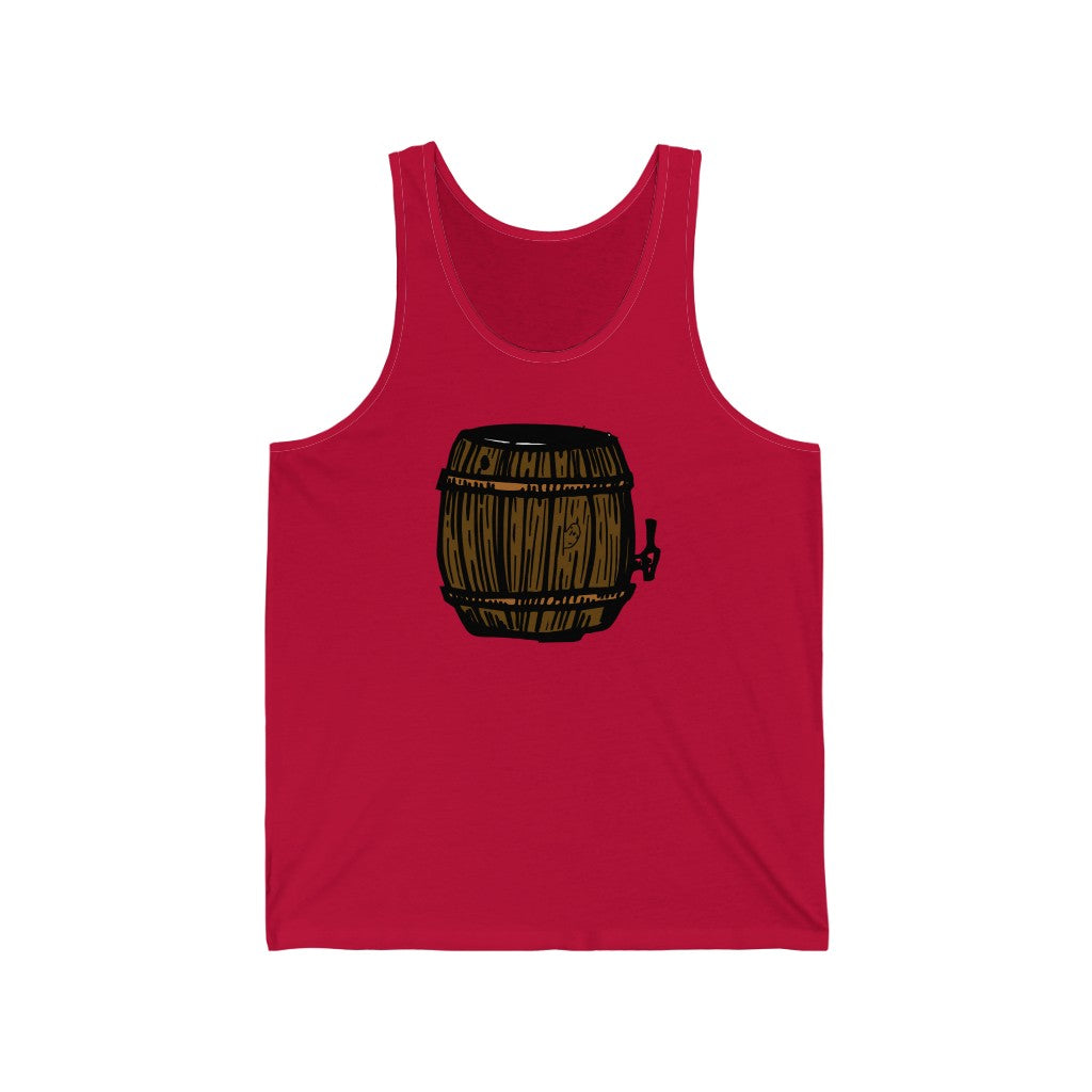 Beer Keg Unisex Jersey Tank