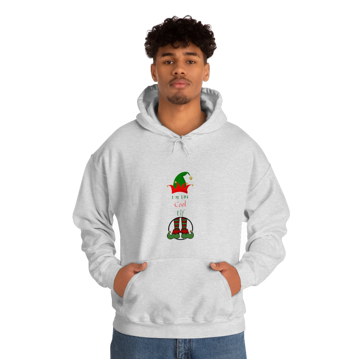 I'm The Cool Elf Unisex Heavy Blend™ Hooded Sweatshirt