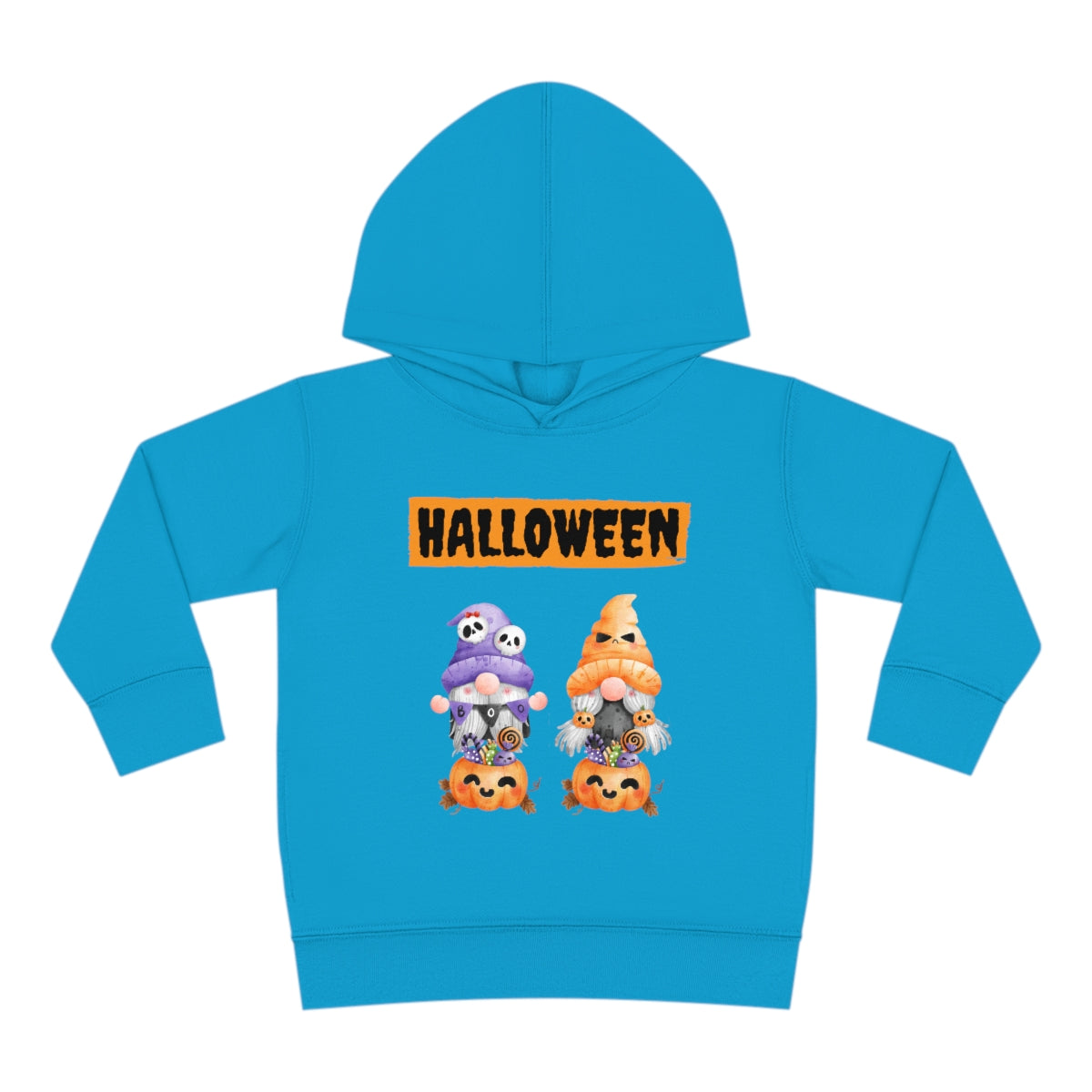 Happy Halloween Pumpkin Candies Toddler Pullover Fleece Hoodie