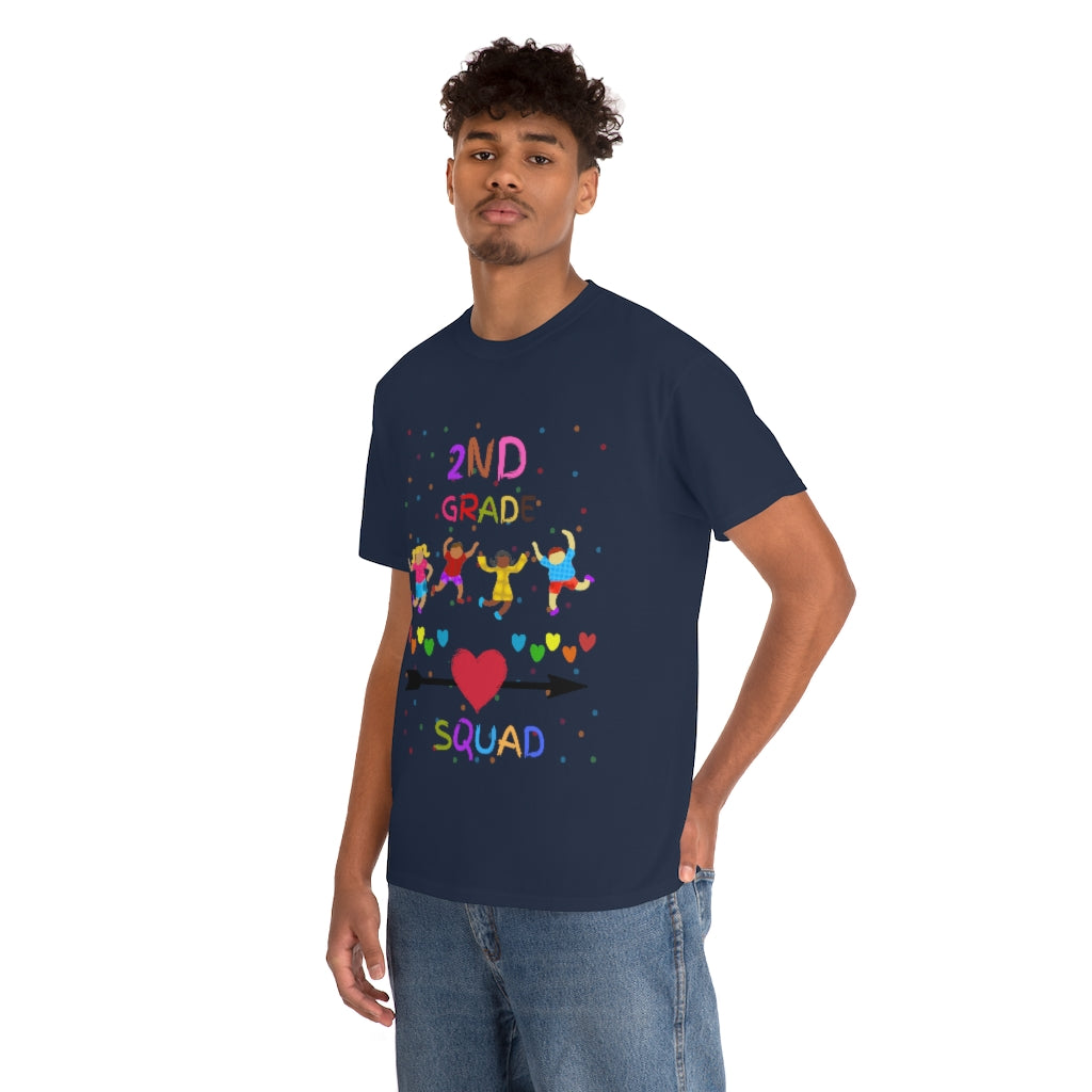 2nd Grade Squad Unisex Heavy Cotton Tee