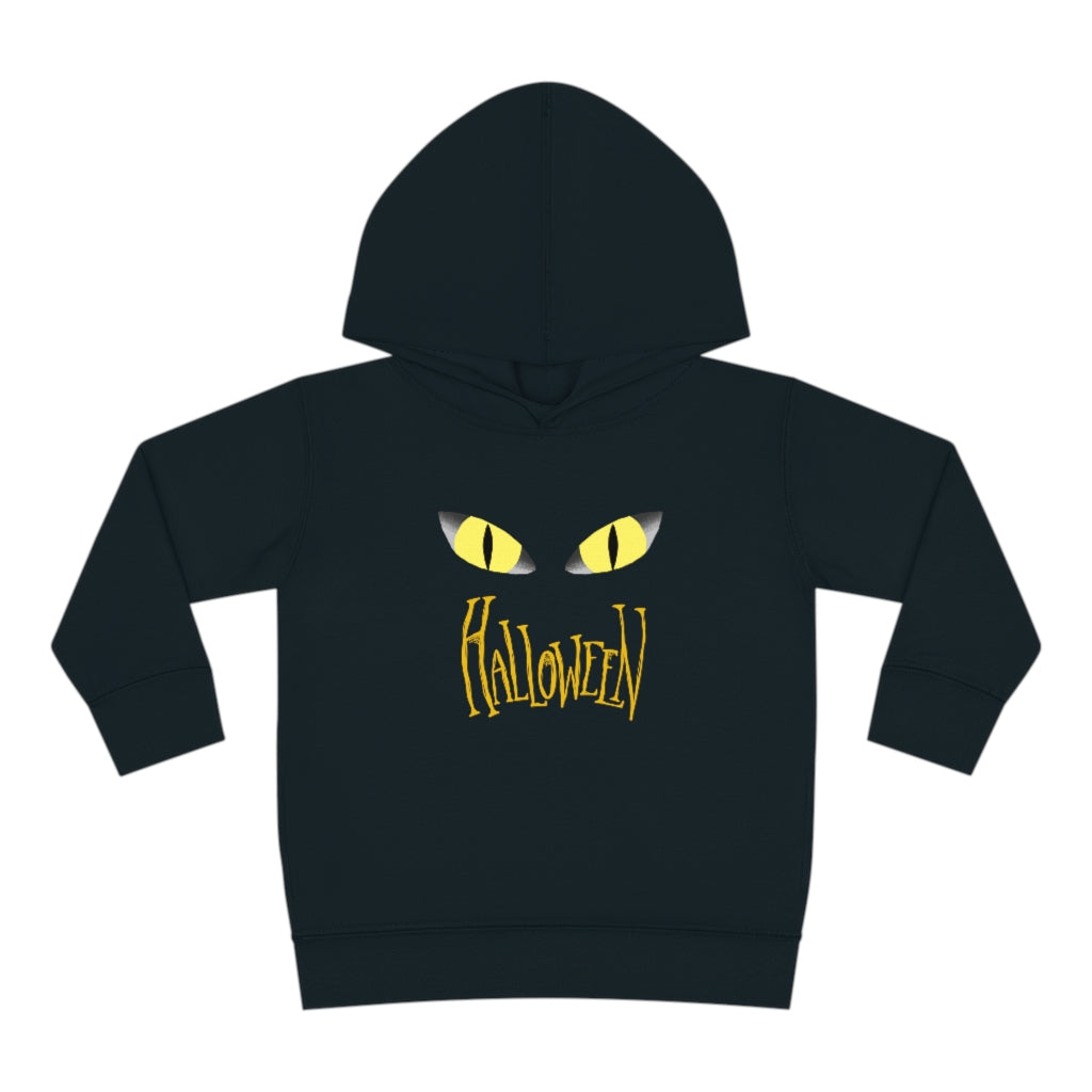 Halloween Cat's Eye Toddler Pullover Fleece Hoodie (Y)