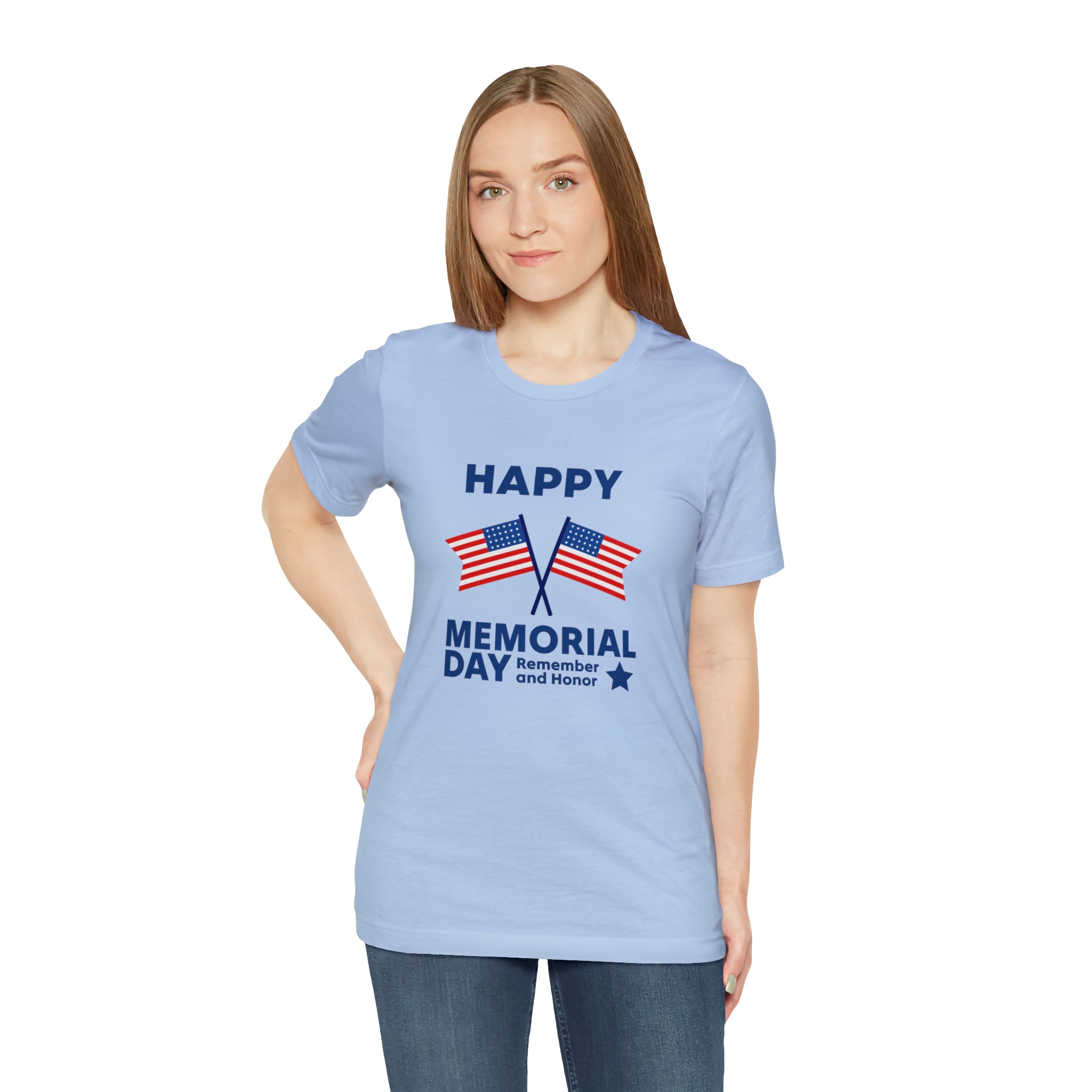 Happy Memorial Day Unisex Jersey Short Sleeve Tee
