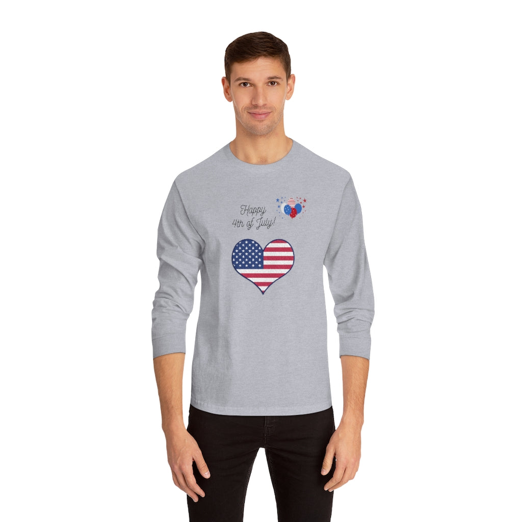 Happy 4th of July Unisex Classic Long Sleeve T-Shirt