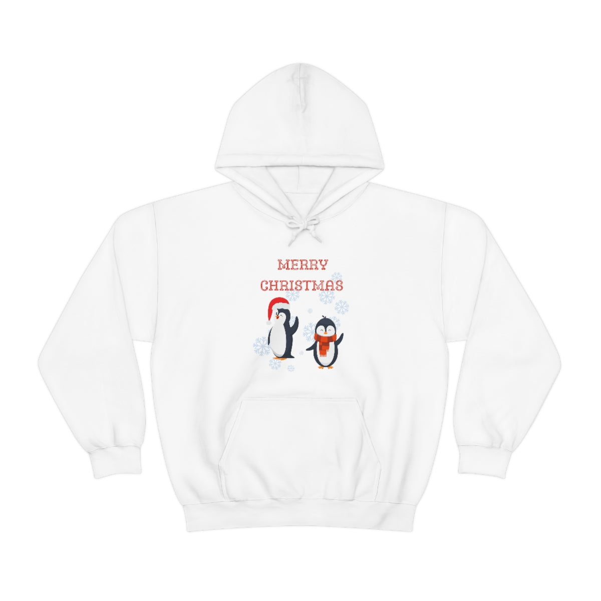 Penguins Merry Christmas Unisex Heavy Blend™ Hooded Sweatshirt