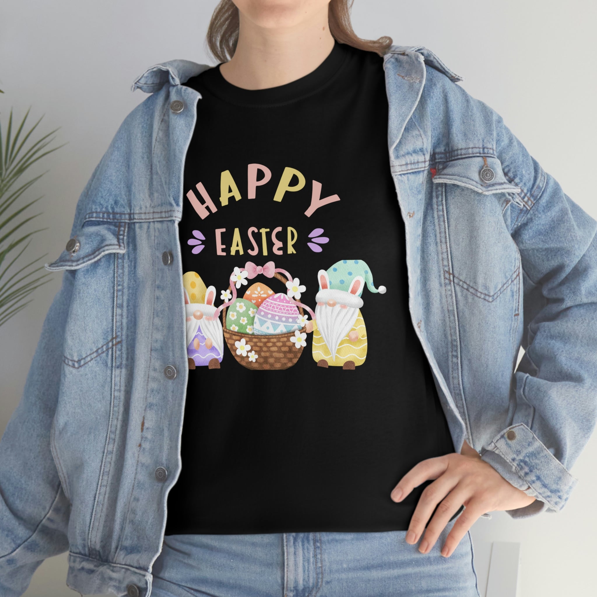 Happy Easter Gnome Unisex Heavy Cotton Tee