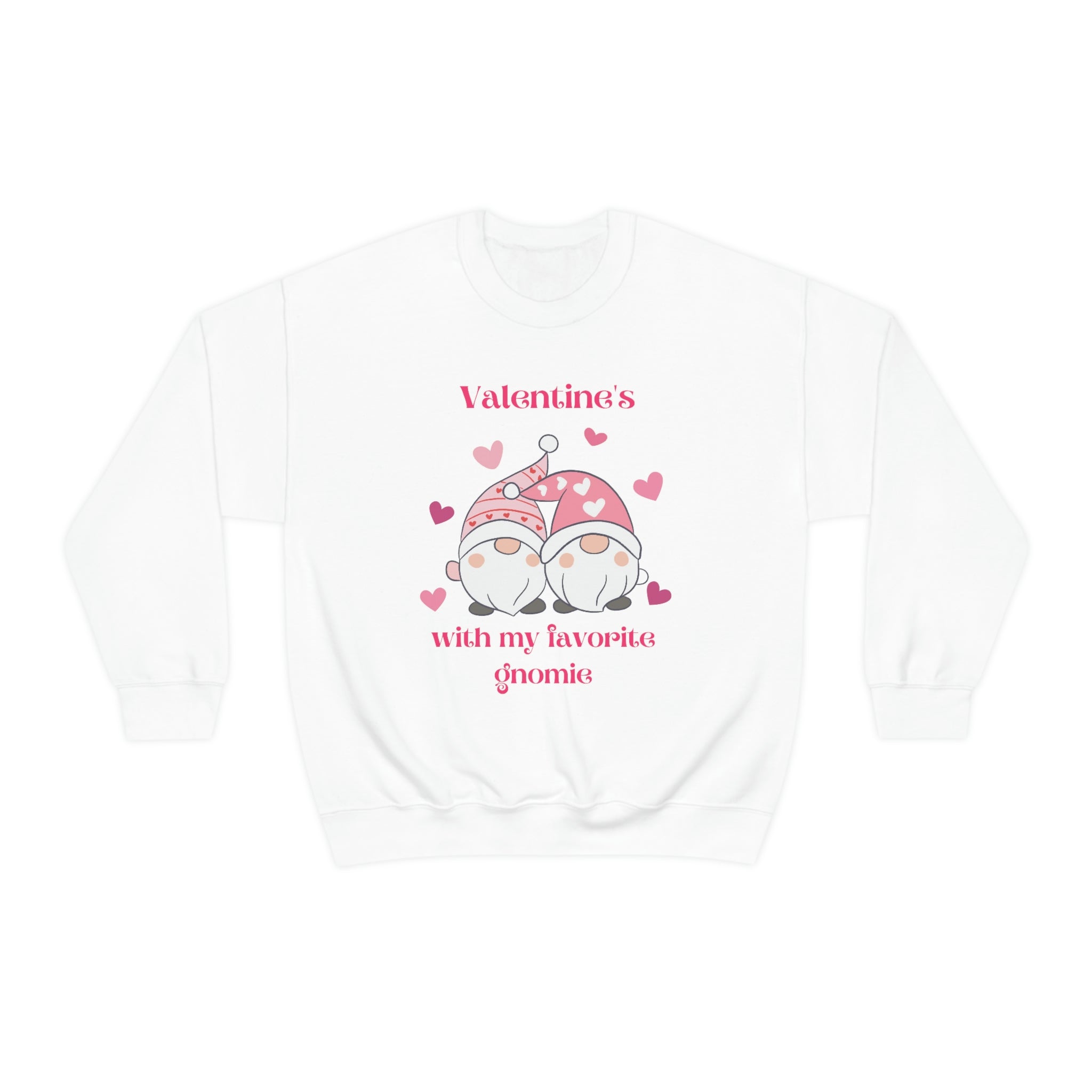 Valentine's With My Favorite Gnomie Unisex Heavy Blend™ Crewneck Sweatshirt