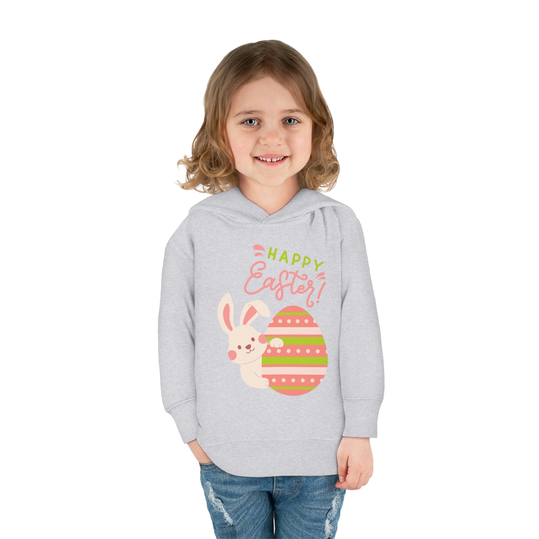 Easter Egg Toddler Pullover Fleece Hoodie