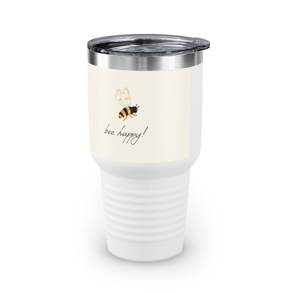 Bee Happy Ringneck Tumbler, 30oz