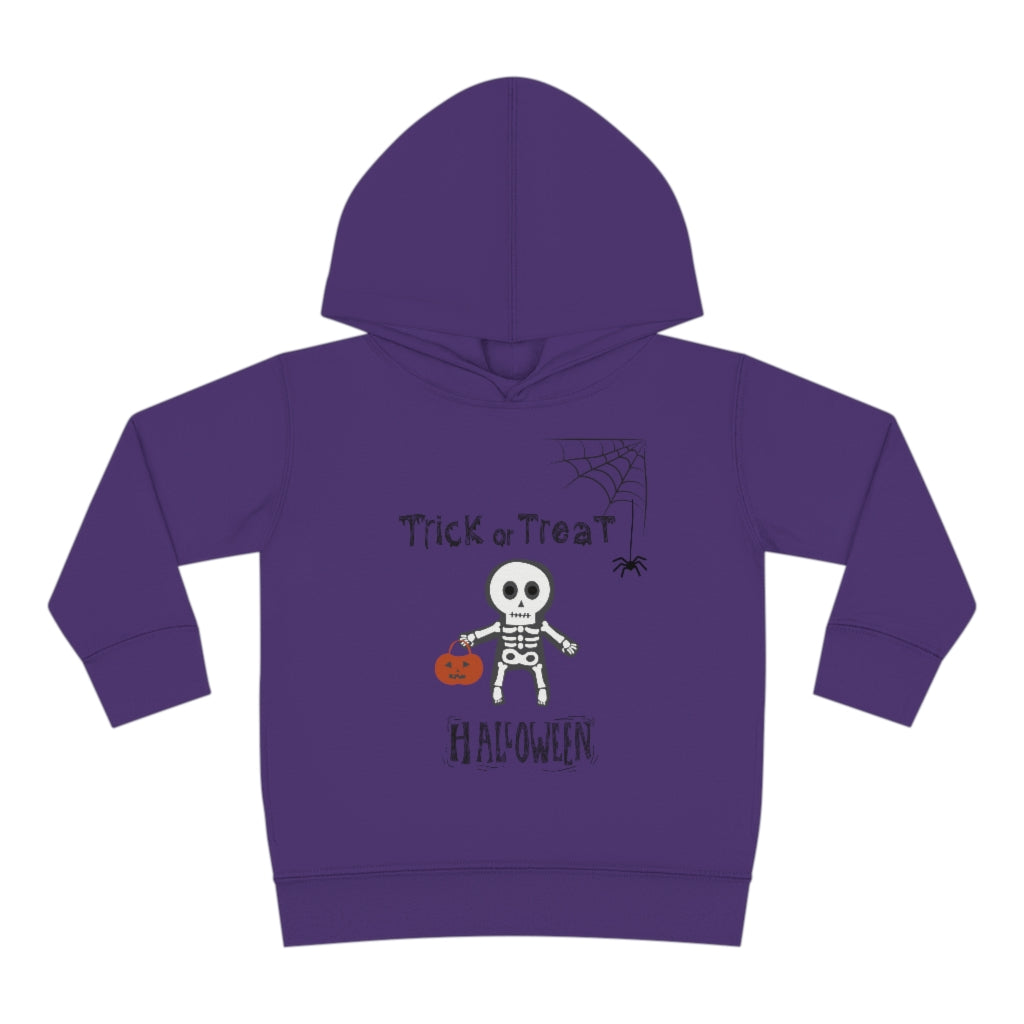 Trick or Treat Halloween Toddler Pullover Fleece Hoodie