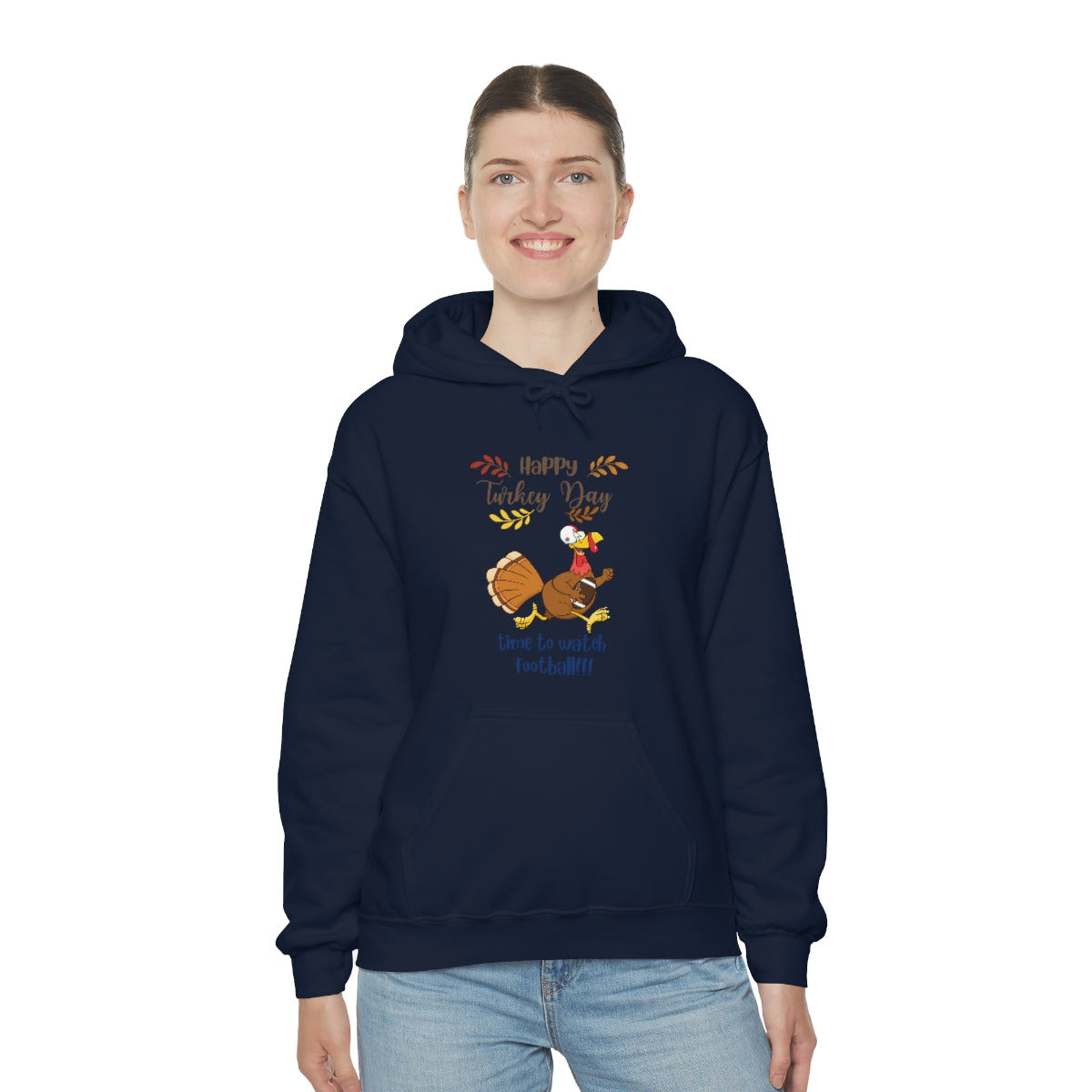 Happy Turkey Day Unisex Heavy Blend™ Hooded Sweatshirt