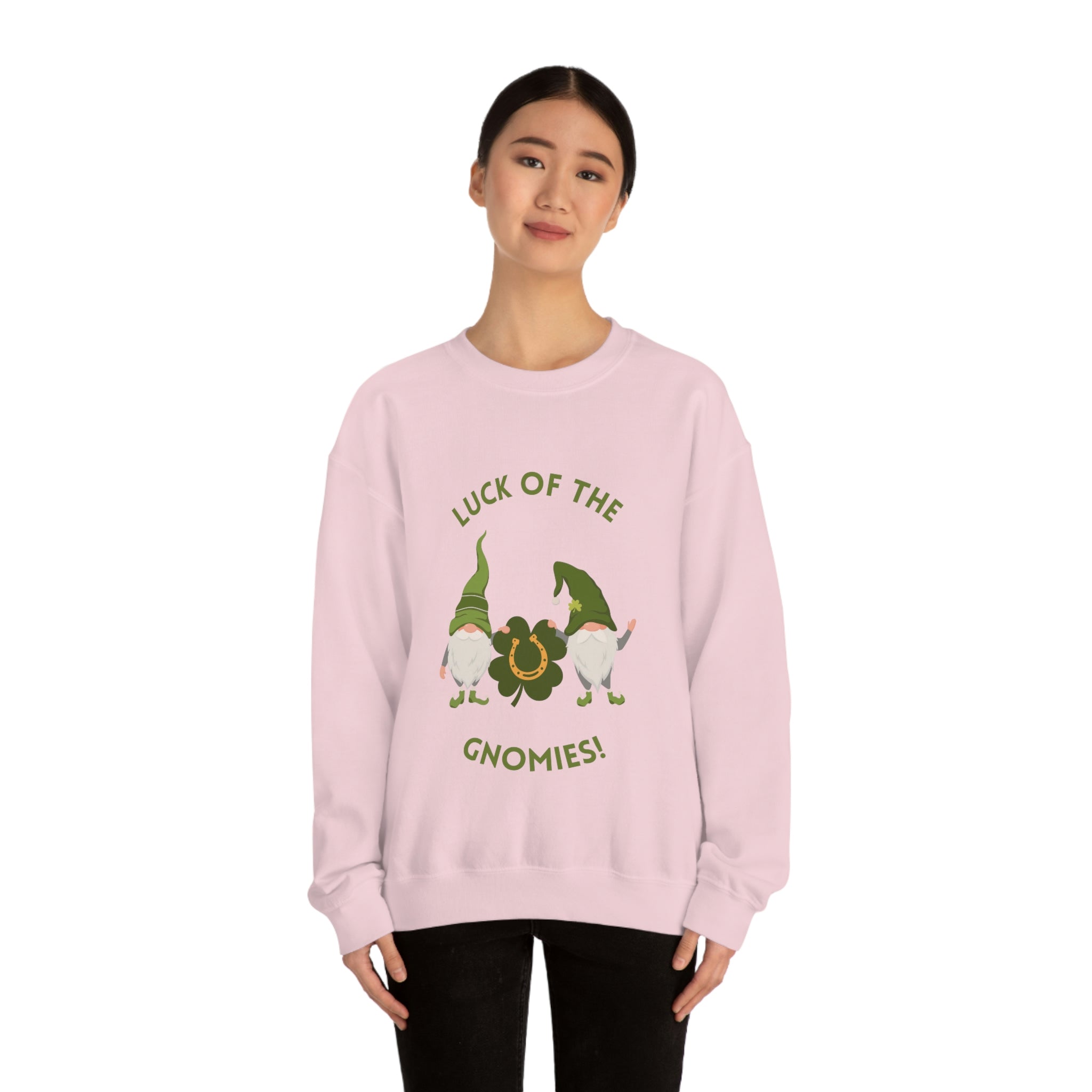 The Luck Of The Gnomies! Unisex Heavy Blend™ Crewneck Sweatshirt