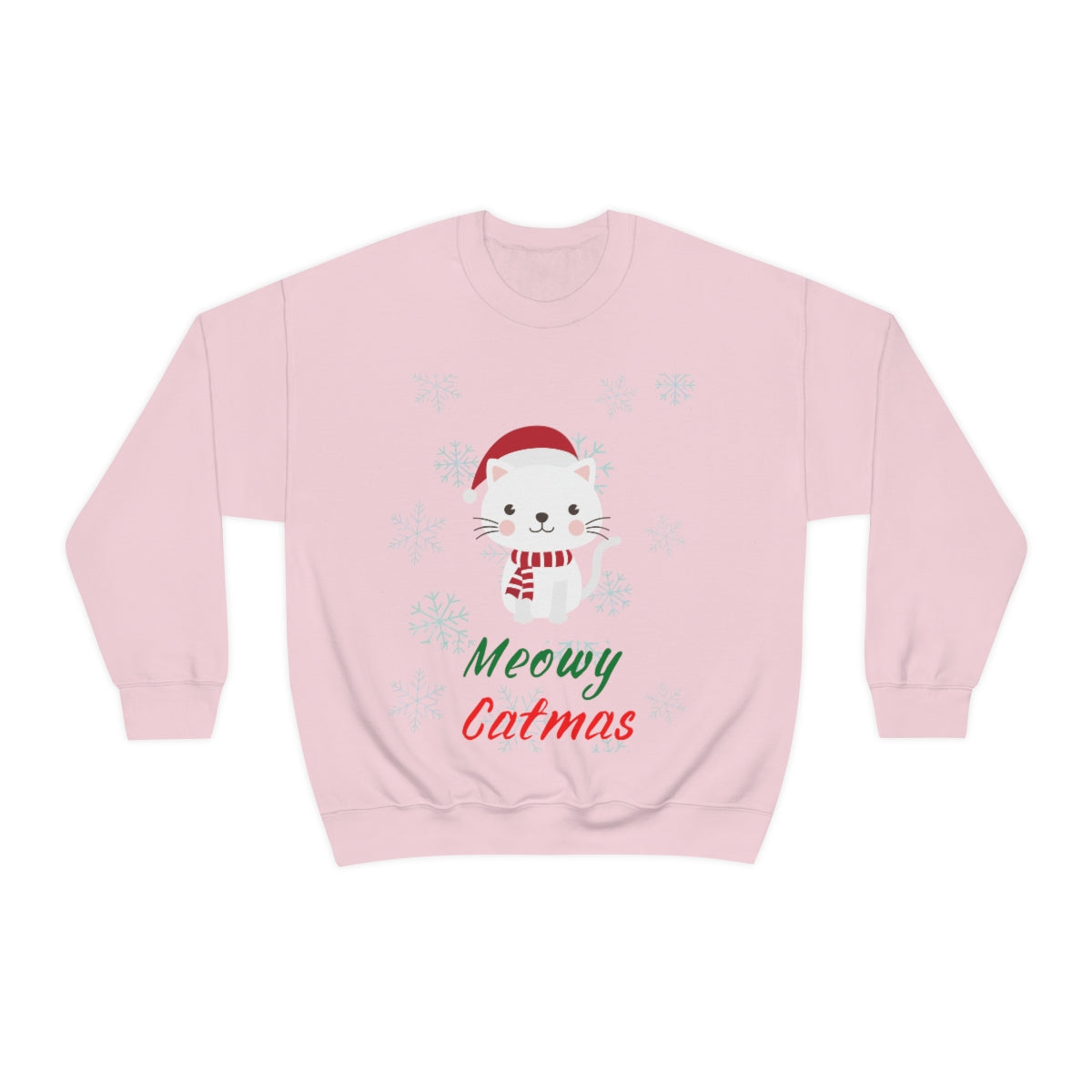 Meowy Catmas Unisex Heavy Blend™ Crewneck Sweatshirt