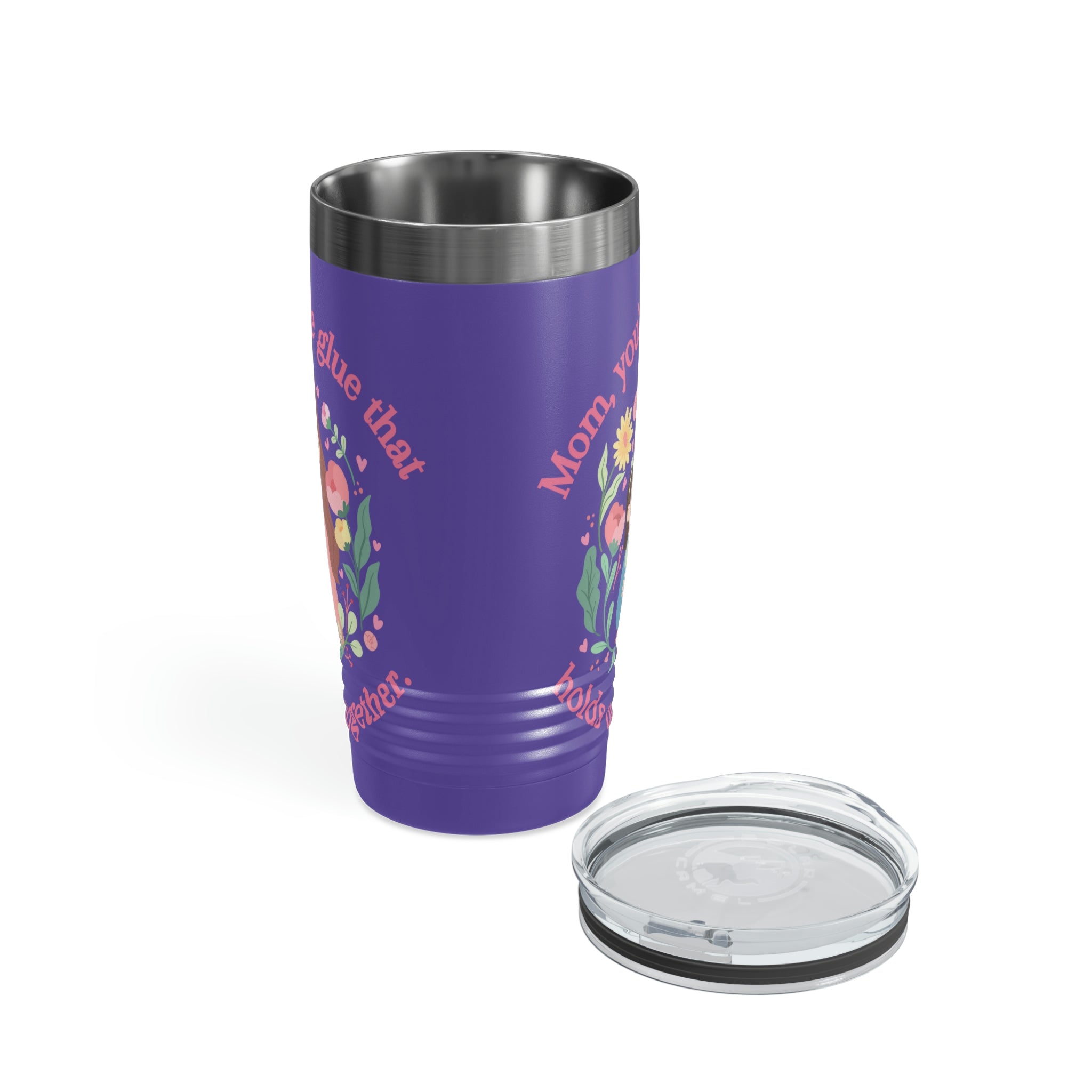 Mom You're The Glue Ringneck Tumbler, 20oz