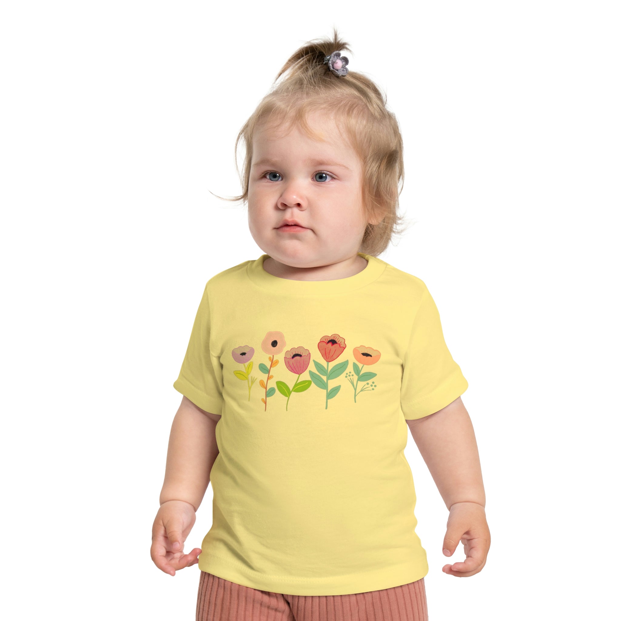 Spring Flowers Baby Short Sleeve T-Shirt