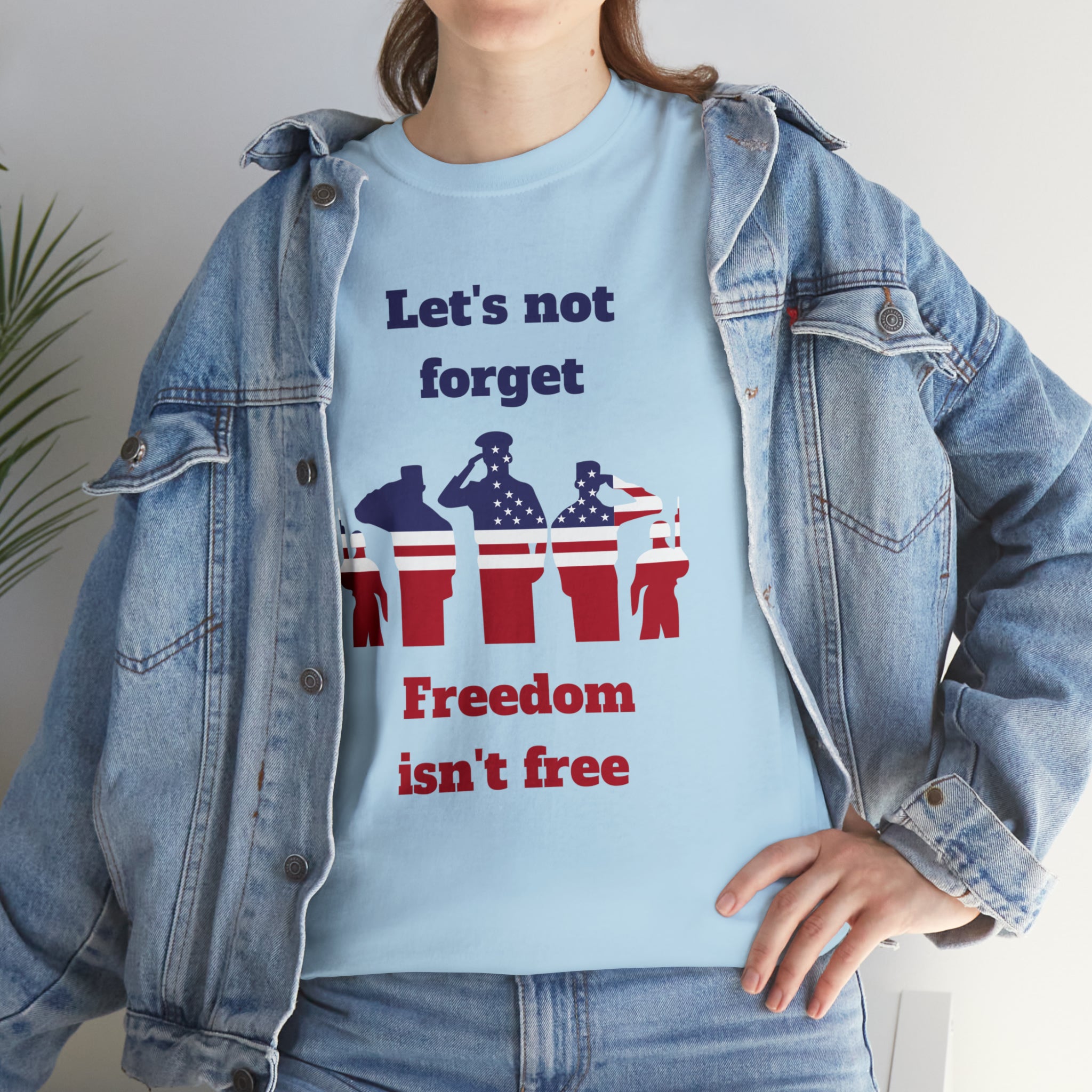Memorial Day Freedom Is Not Free Unisex Heavy Cotton Tee
