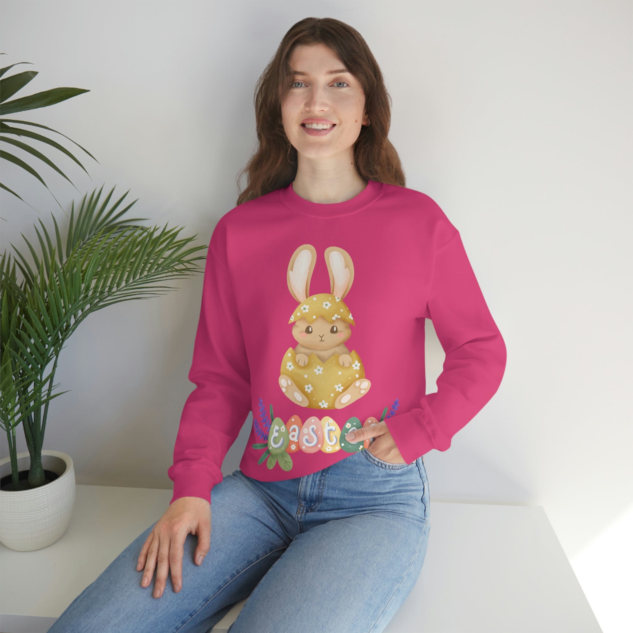 Easter Hunt Is On Unisex Heavy Blend™ Crewneck Sweatshirt