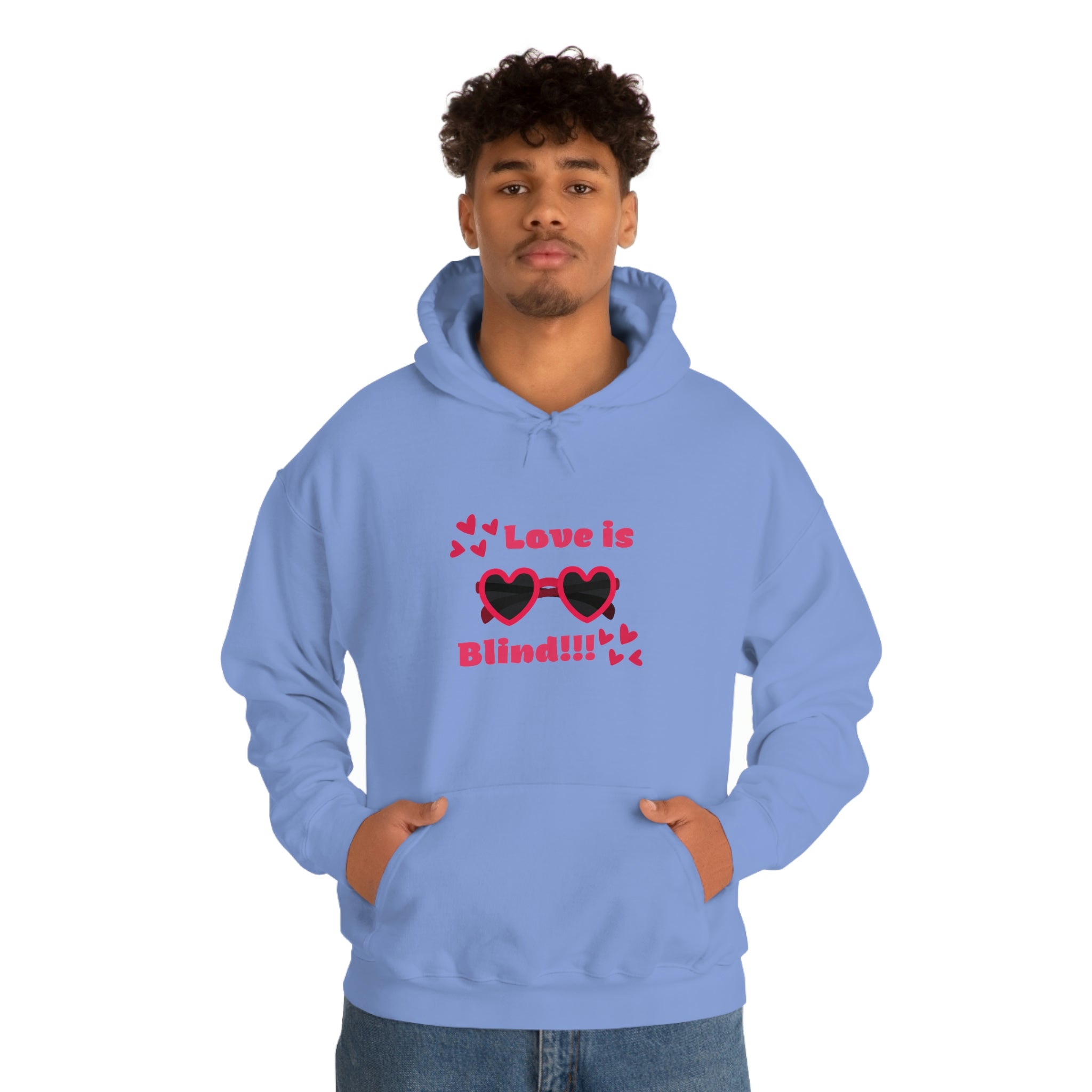 Love Is Blind!!! Unisex Heavy Blend™ Hooded Sweatshirt