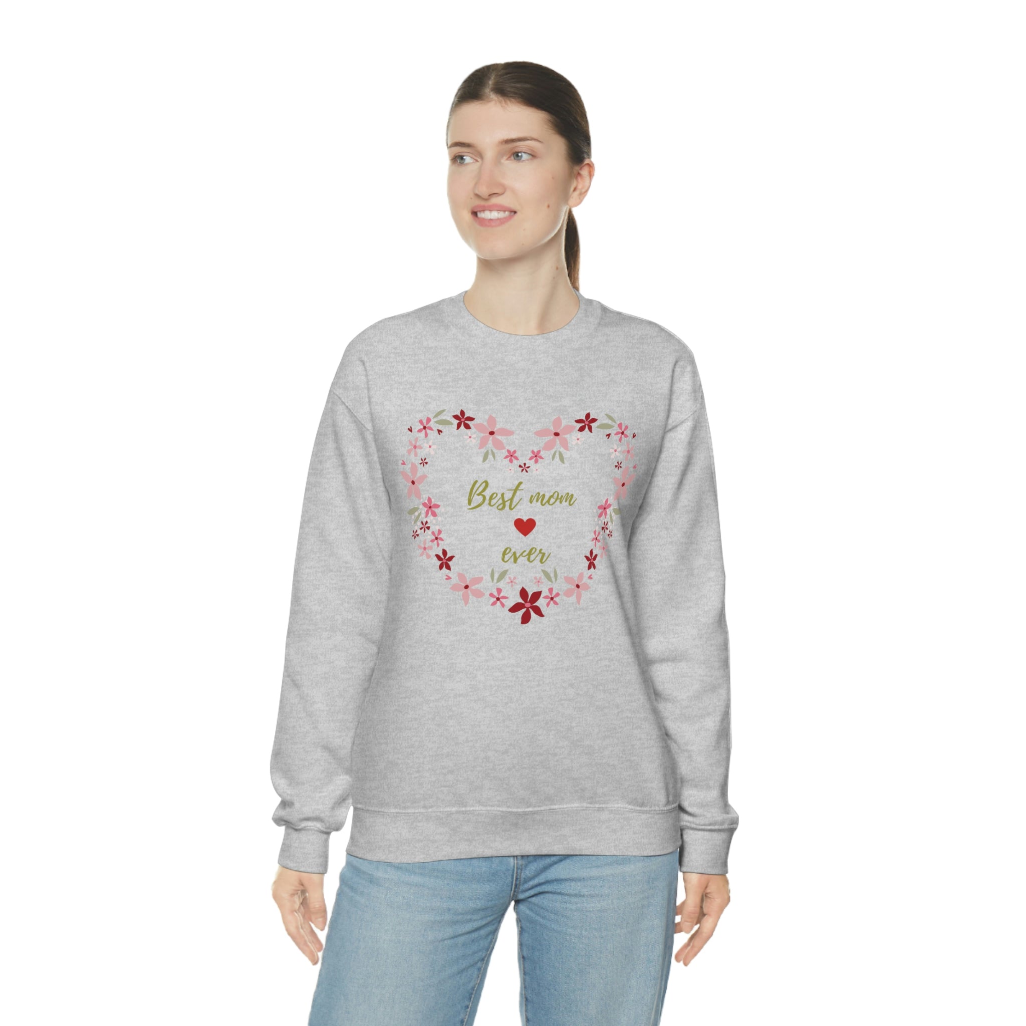 Best Mom Ever Unisex Heavy Blend™ Crewneck Sweatshirt