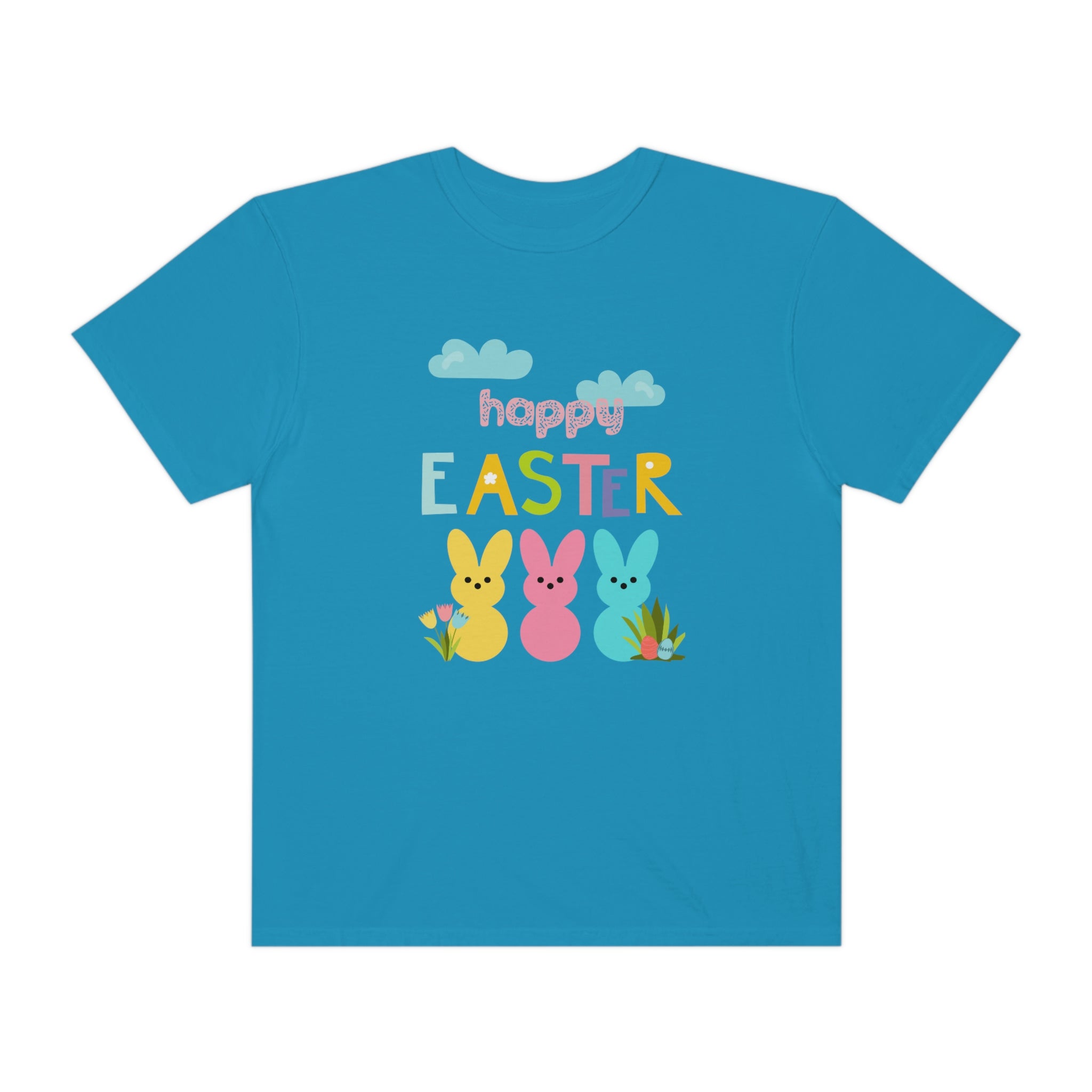 Happy Easter Bunny Unisex Garment-Dyed T-shirt