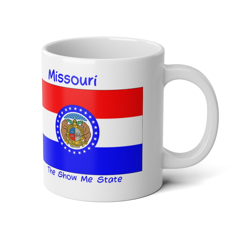 Missouri State Flag Jumbo Mug, 20oz