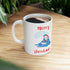 Surfing Santa Ceramic Mug 11oz