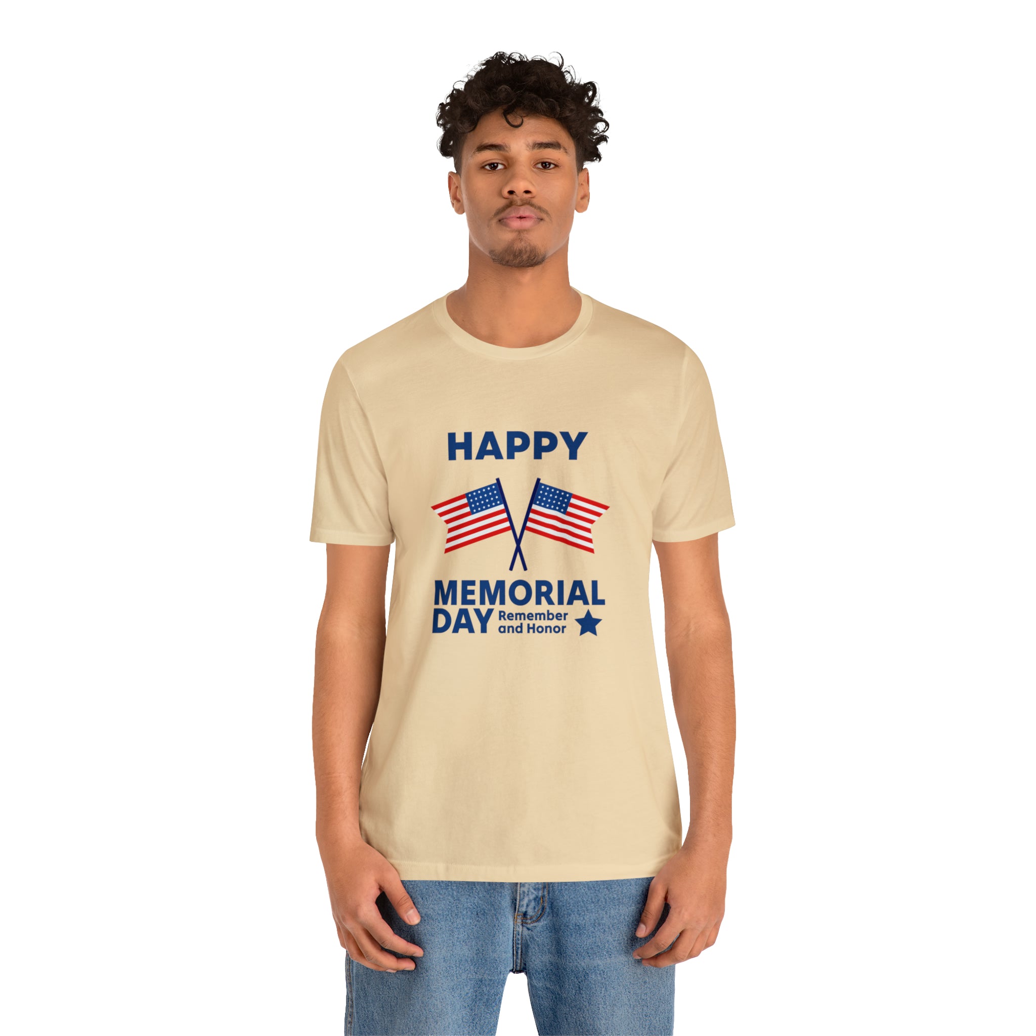 Happy Memorial Day Unisex Jersey Short Sleeve Tee