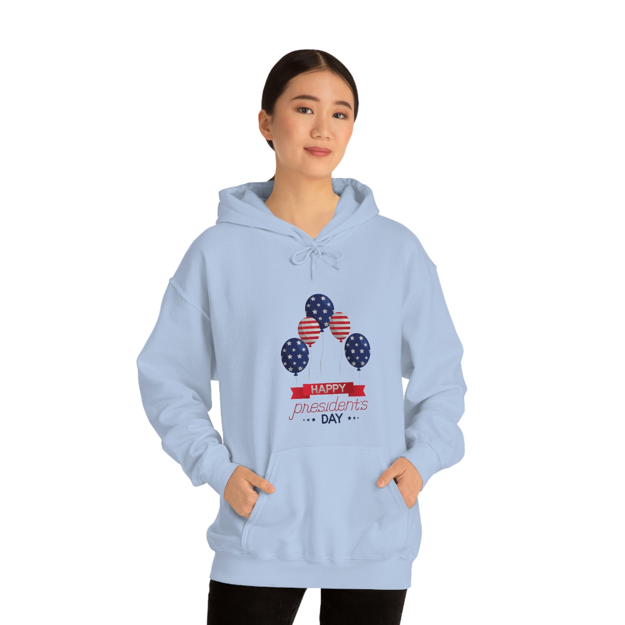 Happy President's Day Stars & Stripe Unisex Heavy Blend™ Hooded Sweatshirt