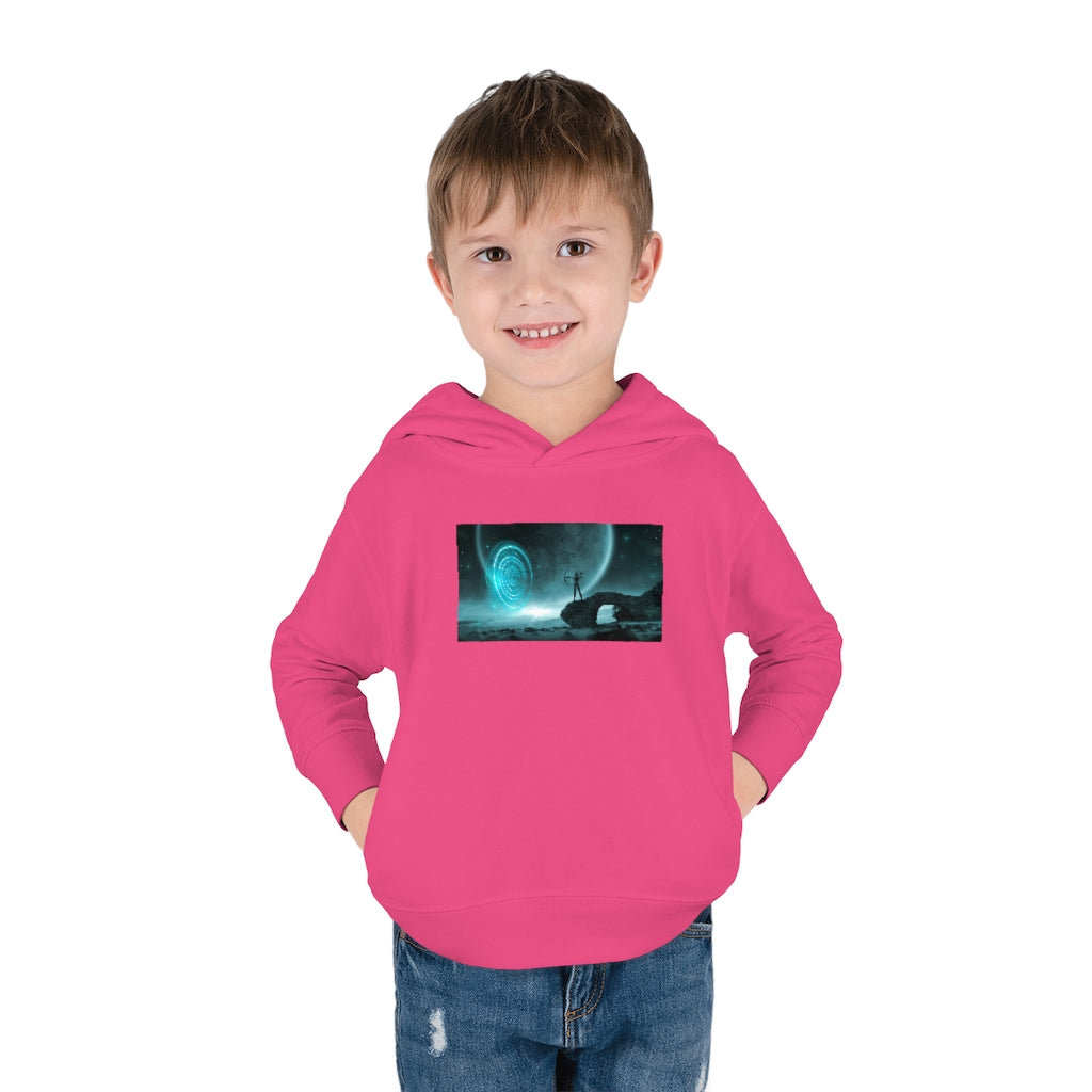 Mystical Moon Toddler Pullover Fleece Hoodie
