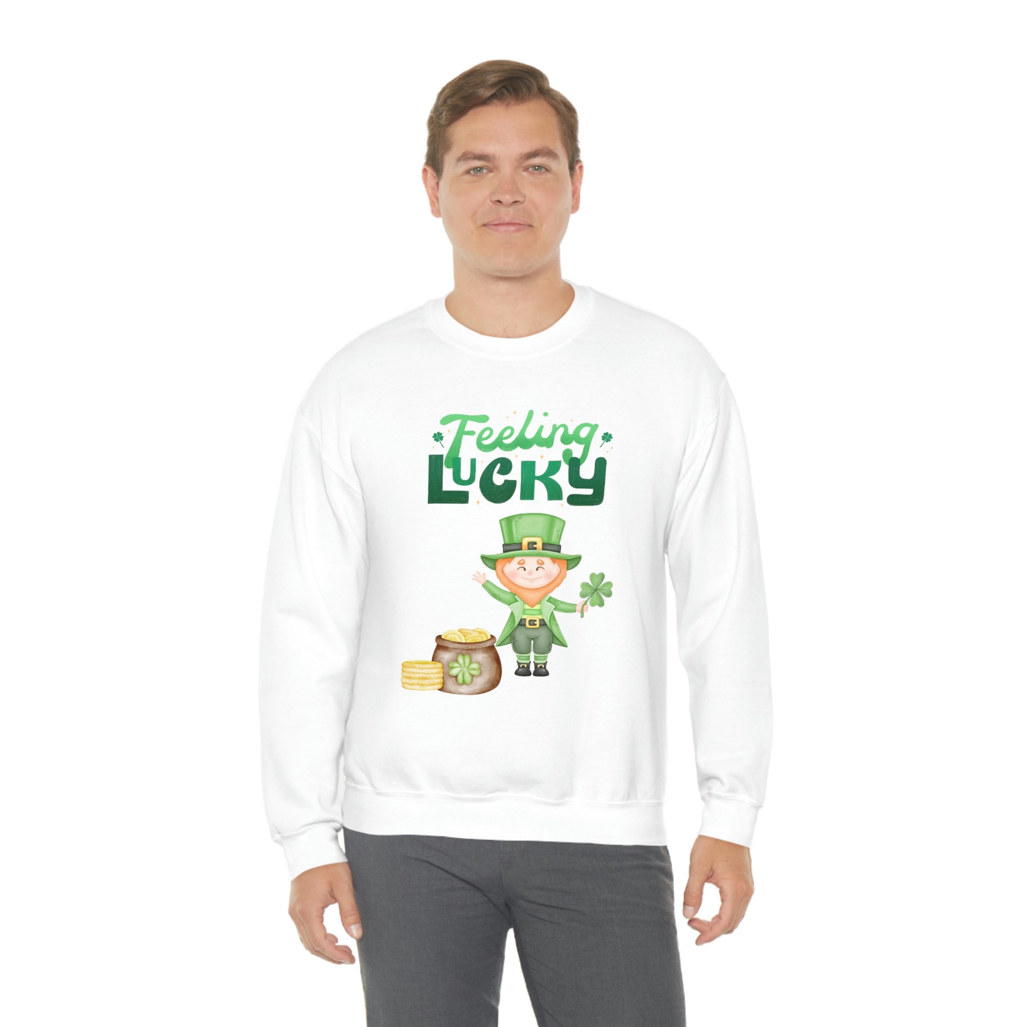 Feeling Lucky Unisex Heavy Blend™ Crewneck Sweatshirt