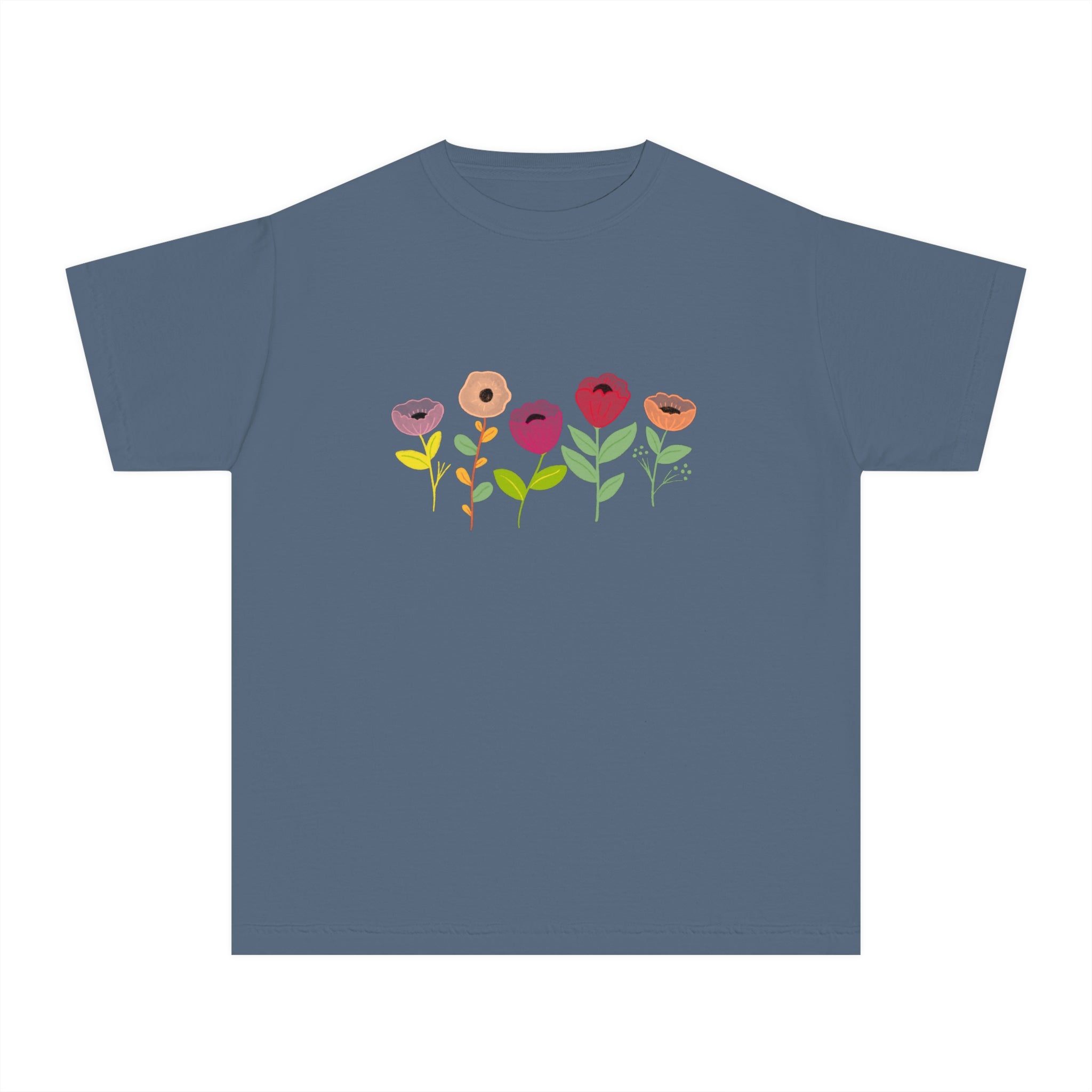 Spring Flowers Youth Midweight Tee