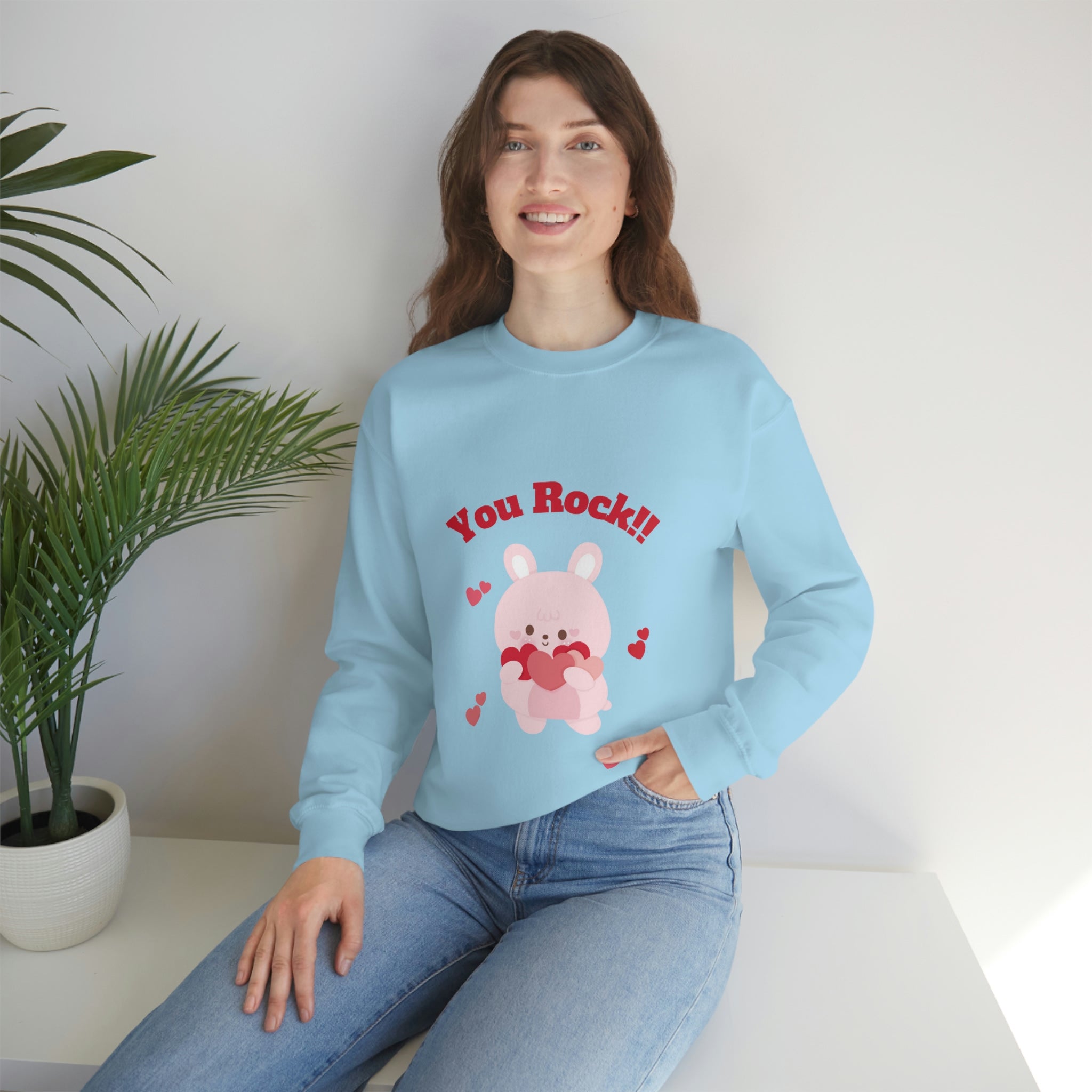 You Rock Unisex Heavy Blend™ Crewneck Sweatshirt