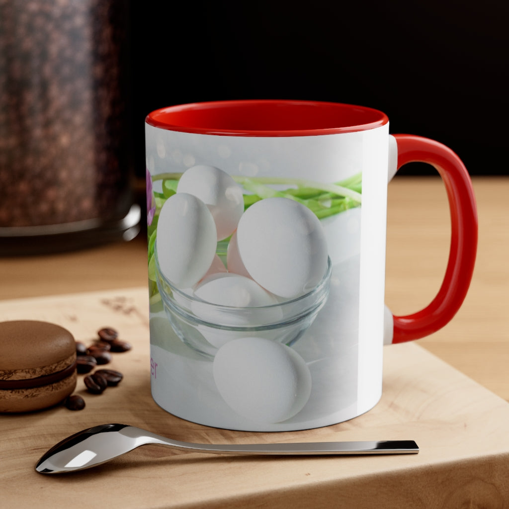 Happy Easter Accent Coffee Mug, 11oz