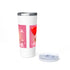 Happy Valentine Day Copper Vacuum Insulated Tumbler, 22oz