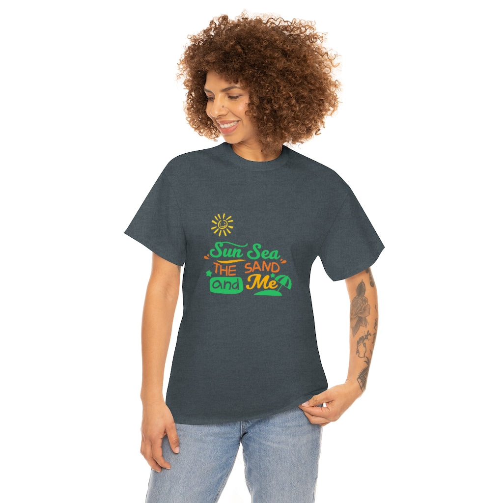 Sun Sea The Sand and Me Unisex Heavy Cotton Tee