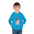 Cute Christmas Elephant Toddler Pullover Fleece Hoodie