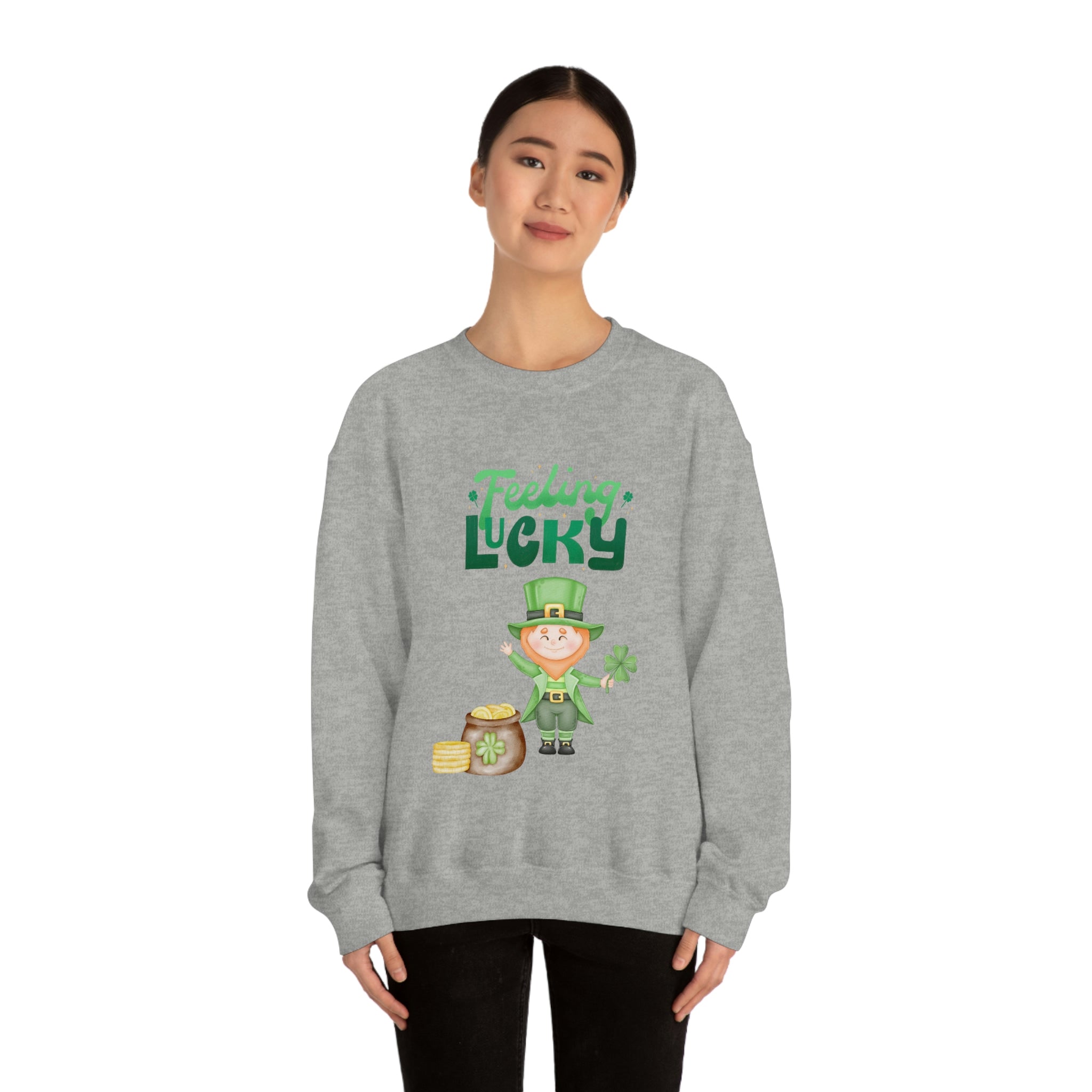 Feeling Lucky Unisex Heavy Blend™ Crewneck Sweatshirt